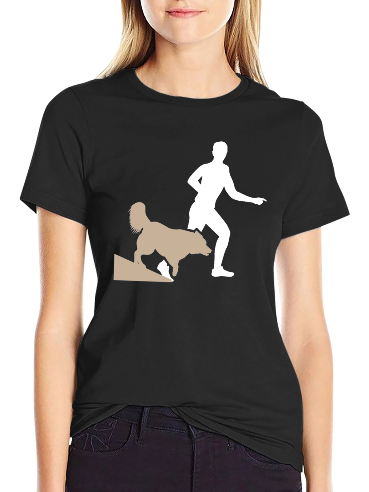 Trail Running Shirt - Man & Dog Adventure Tee