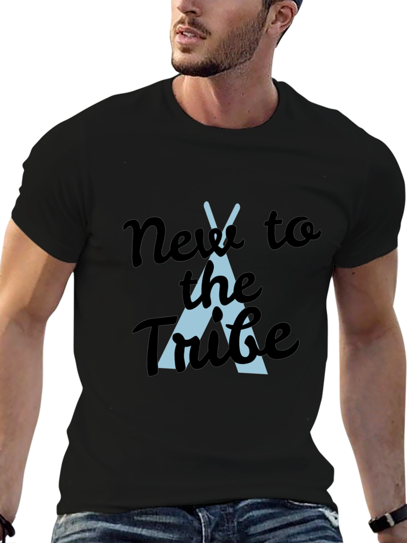 New to the Tribe T-Shirt - Black Tee