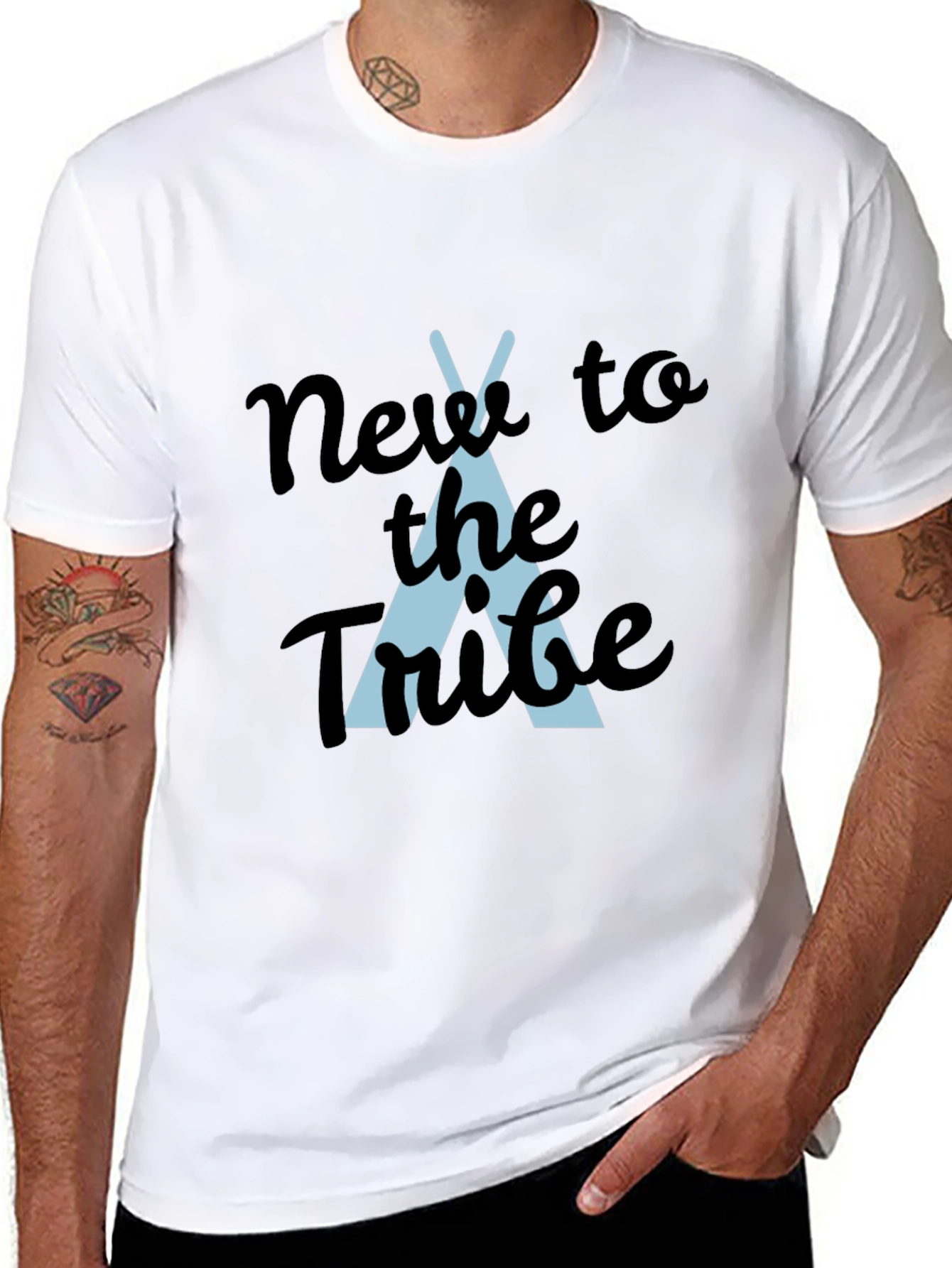 New to the Tribe T-Shirt - Black Tee