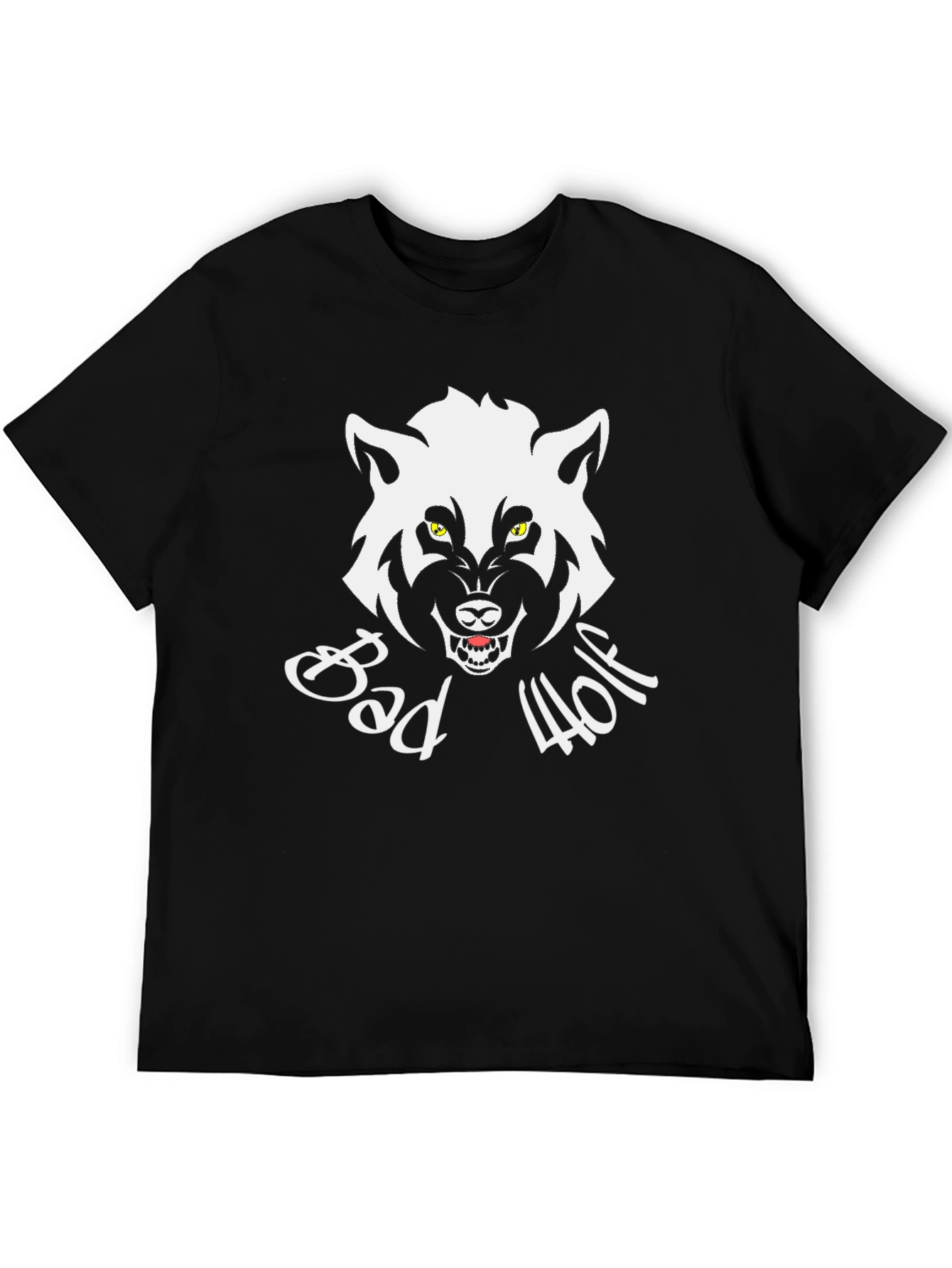 Bad Wolf Graphic Print Black T-Shirt