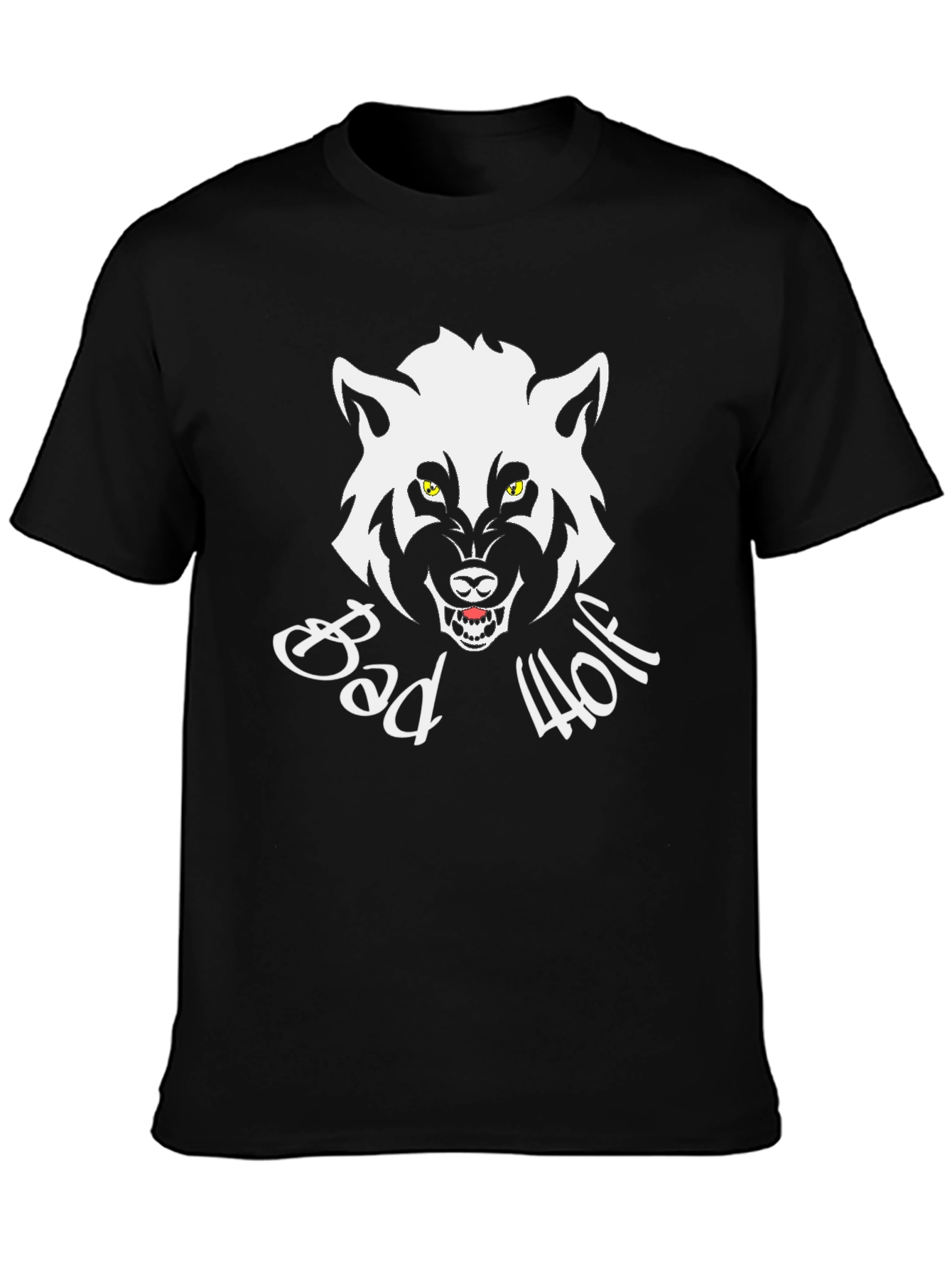 Bad Wolf Graphic Print Black T-Shirt