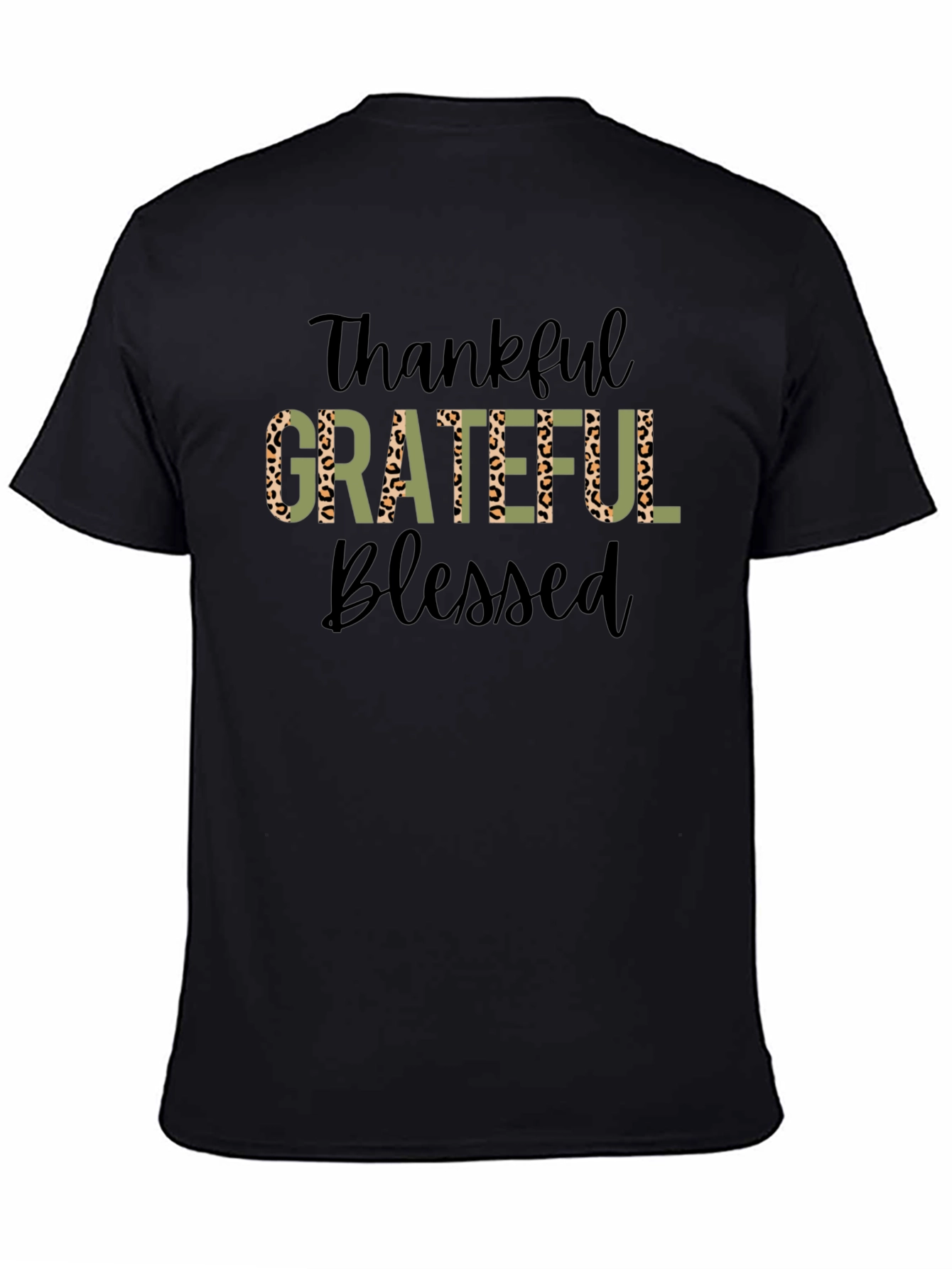 Thankful Grateful Blessed Graphic Tee