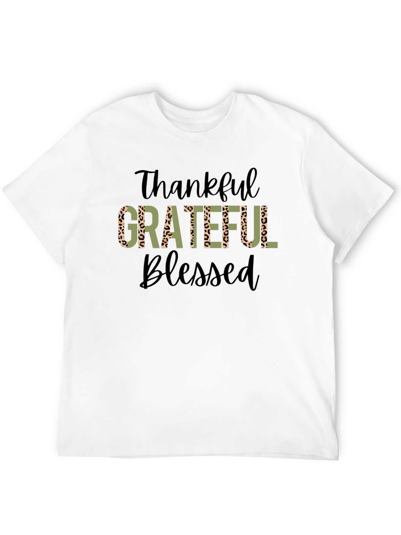 Thankful Grateful Blessed Graphic Tee