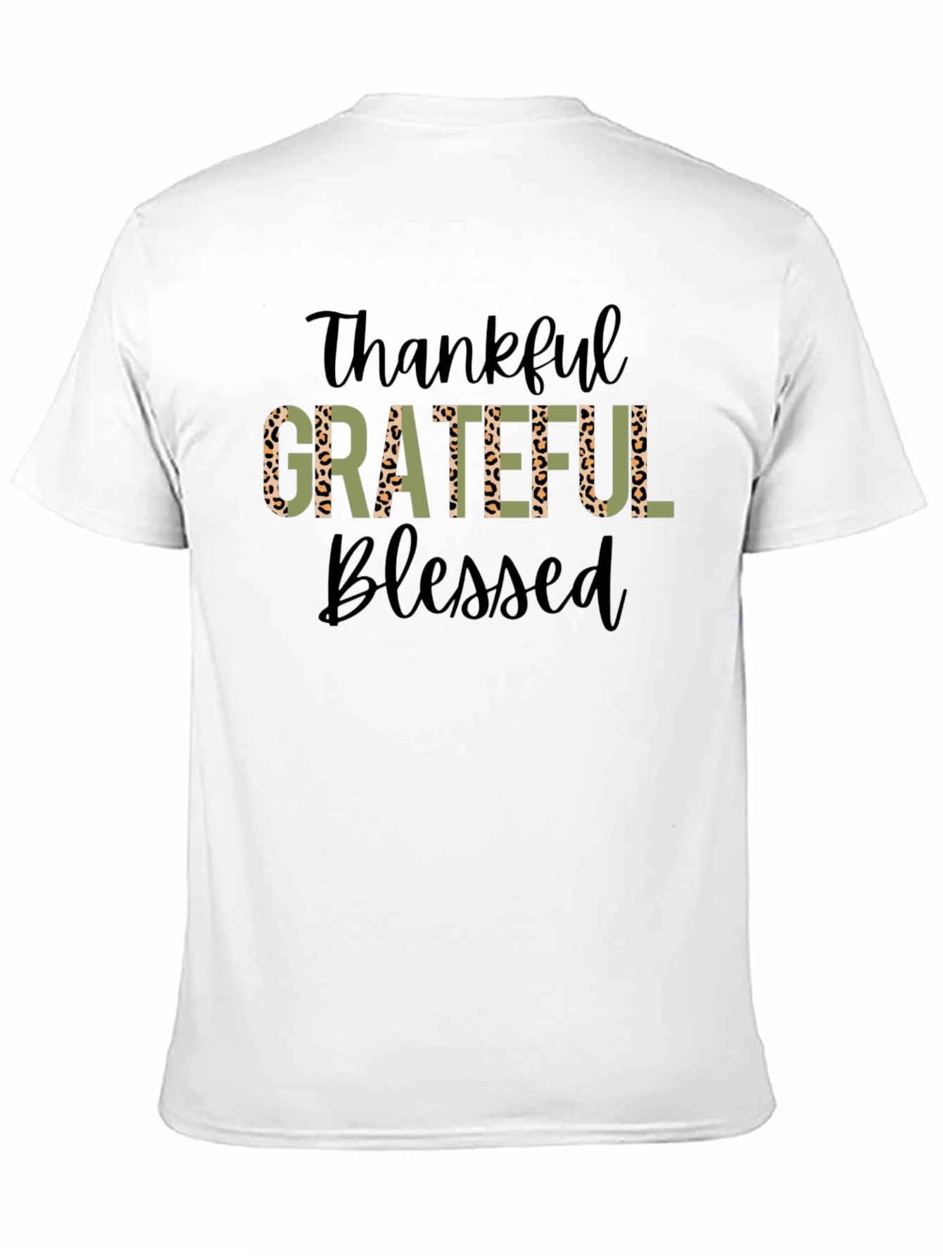 Thankful Grateful Blessed Graphic Tee