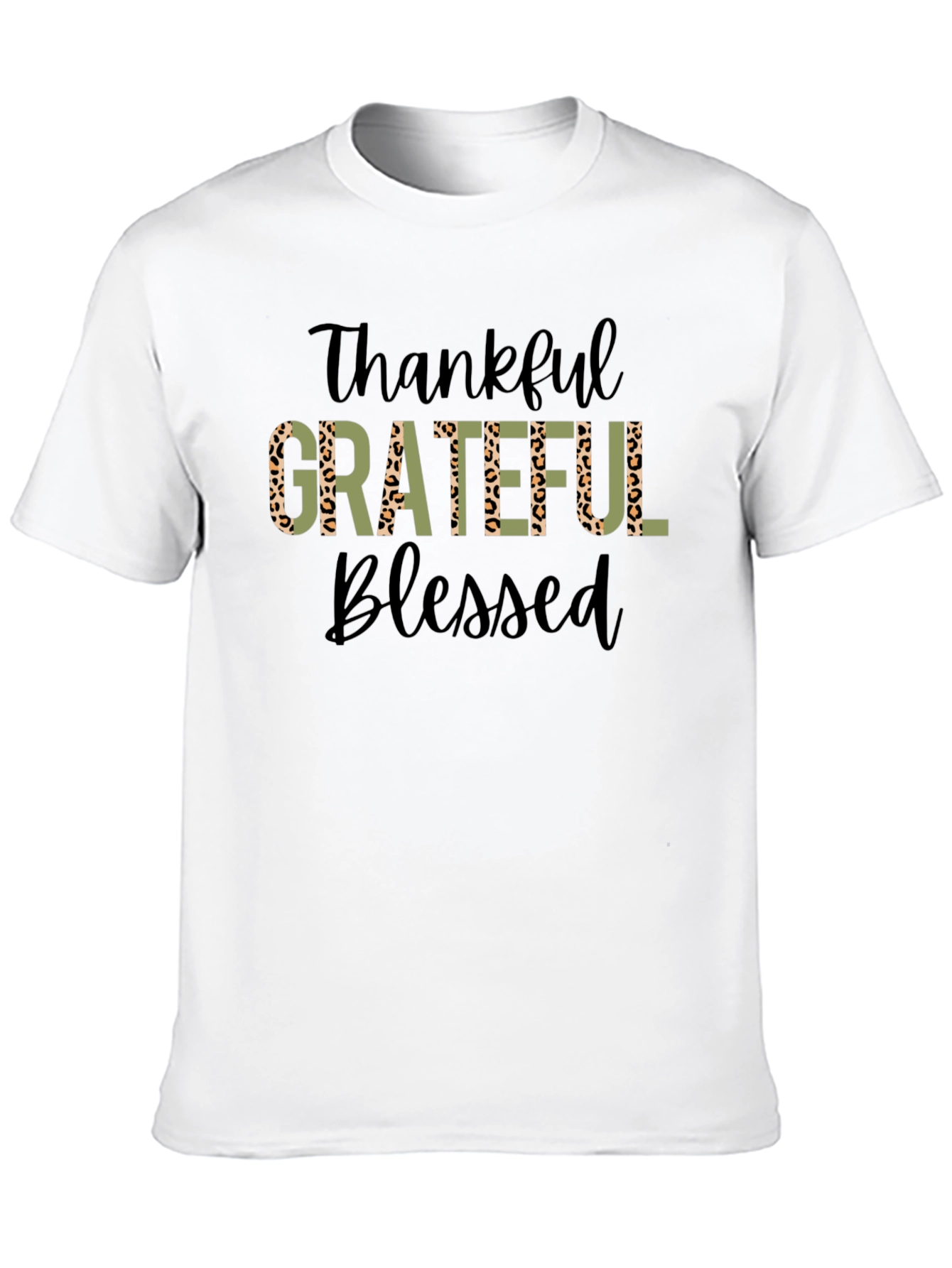 Thankful Grateful Blessed Graphic Tee