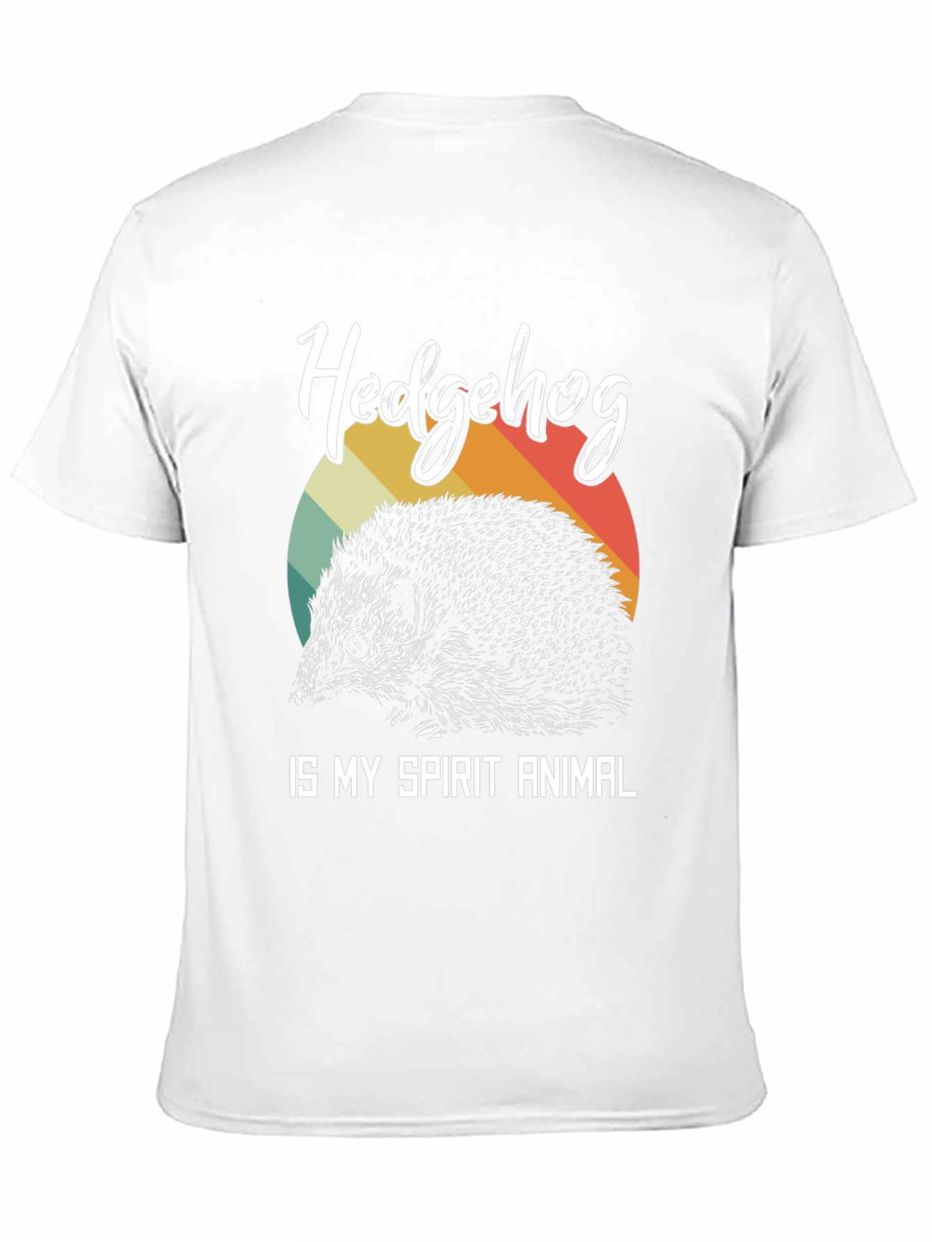 Hedgehog Spirit Animal Graphic T-Shirt