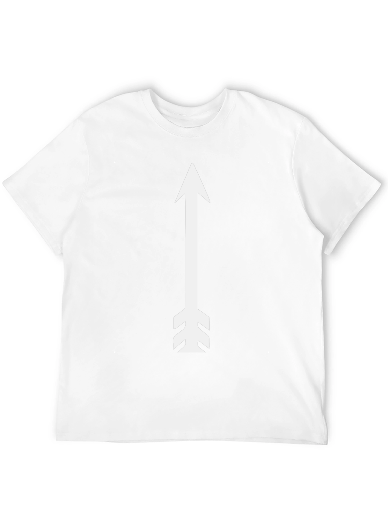 Arrow Graphic Tee - Black Cotton Casual Shirt