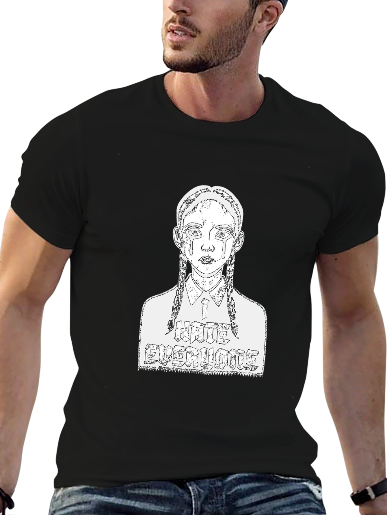 Wednesday Addams Hate Everyone T-Shirt