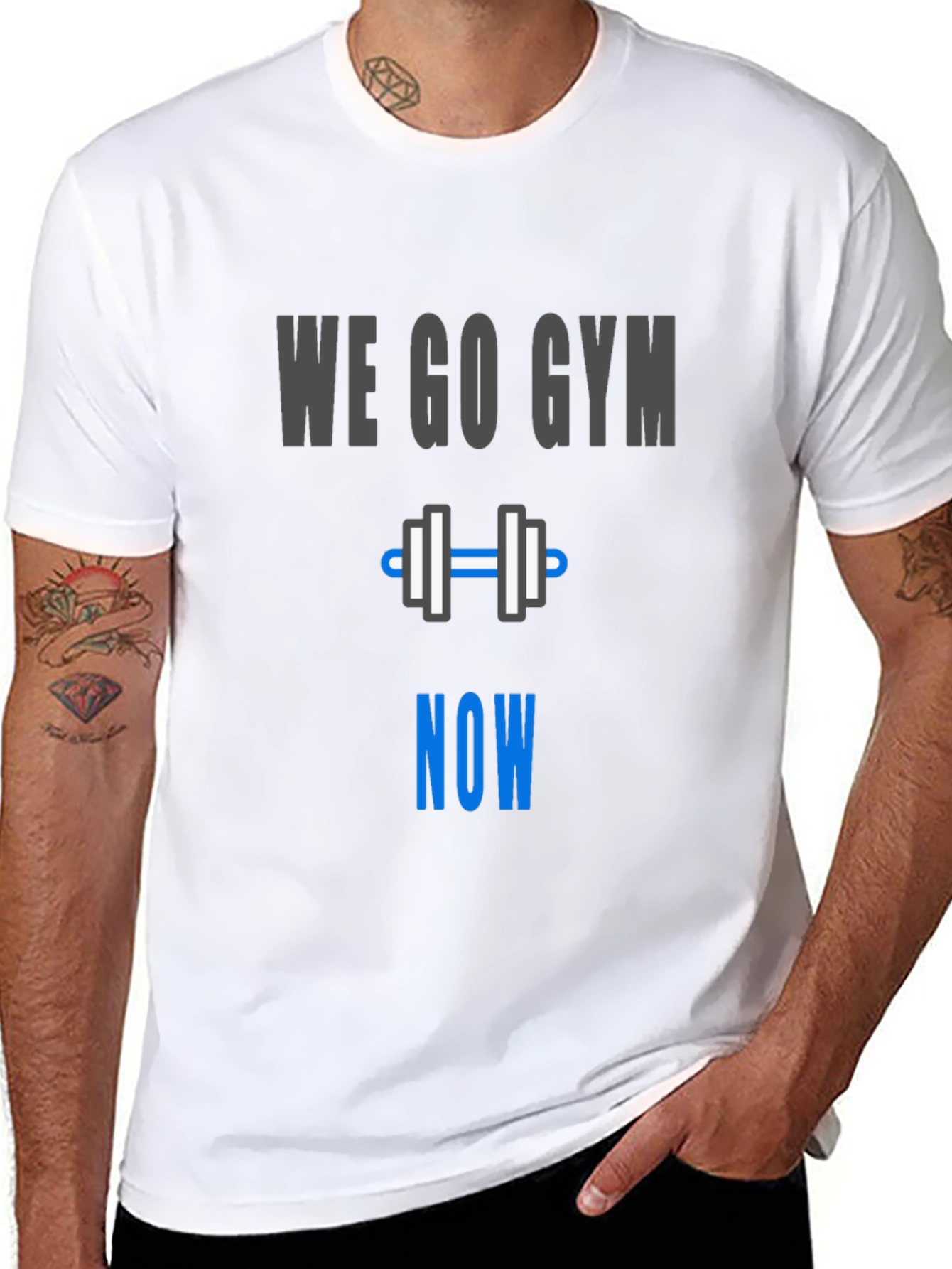 We Go Gym Now - Workout Motivation T-Shirt