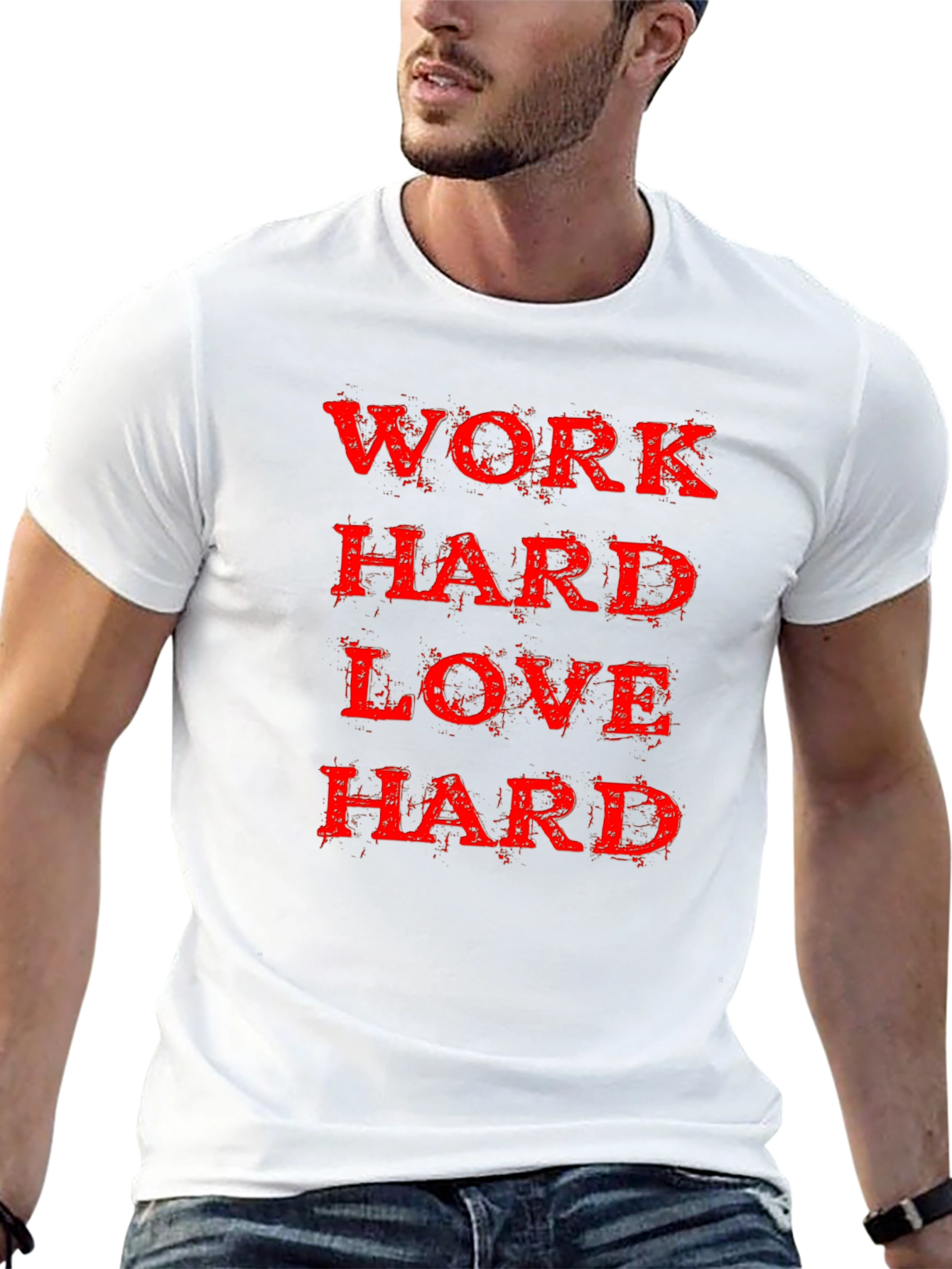 Work Hard Love Hard Black T-Shirt