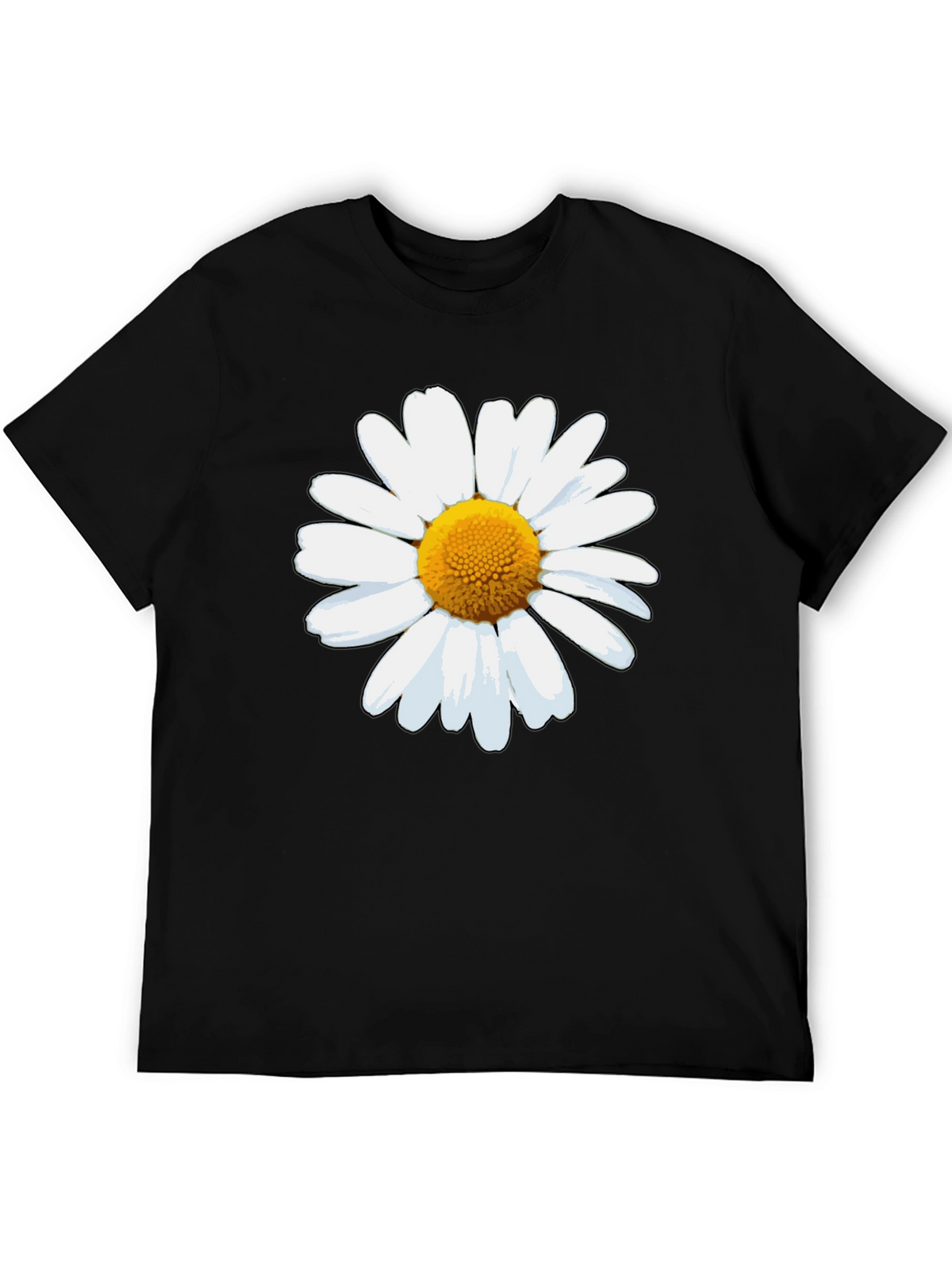 Daisy Graphic Tee - Classic Black T-Shirt