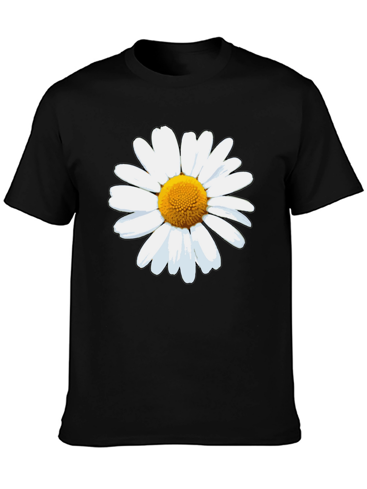 Daisy Graphic Tee - Classic Black T-Shirt