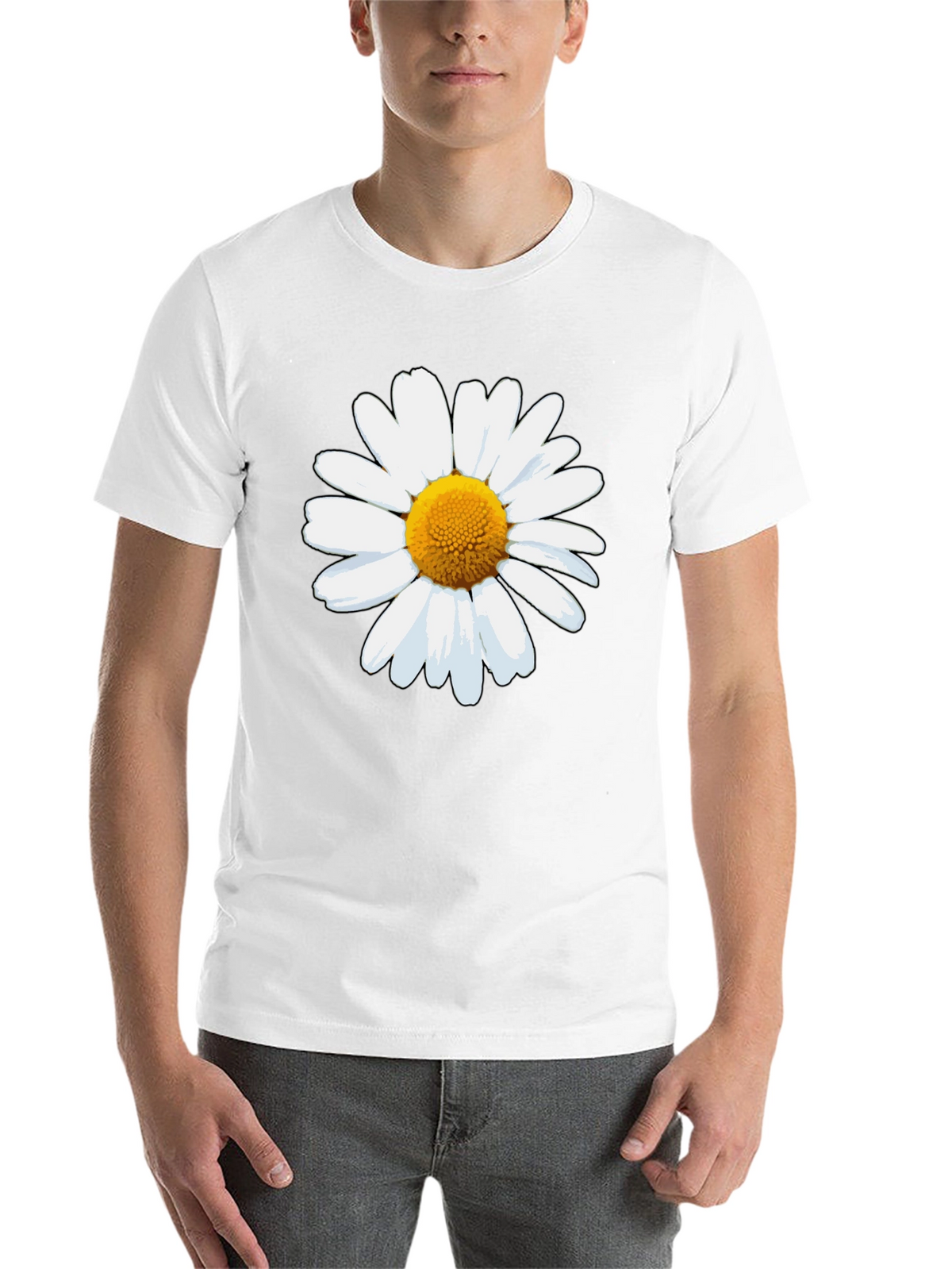 Daisy Graphic Tee - Classic Black T-Shirt