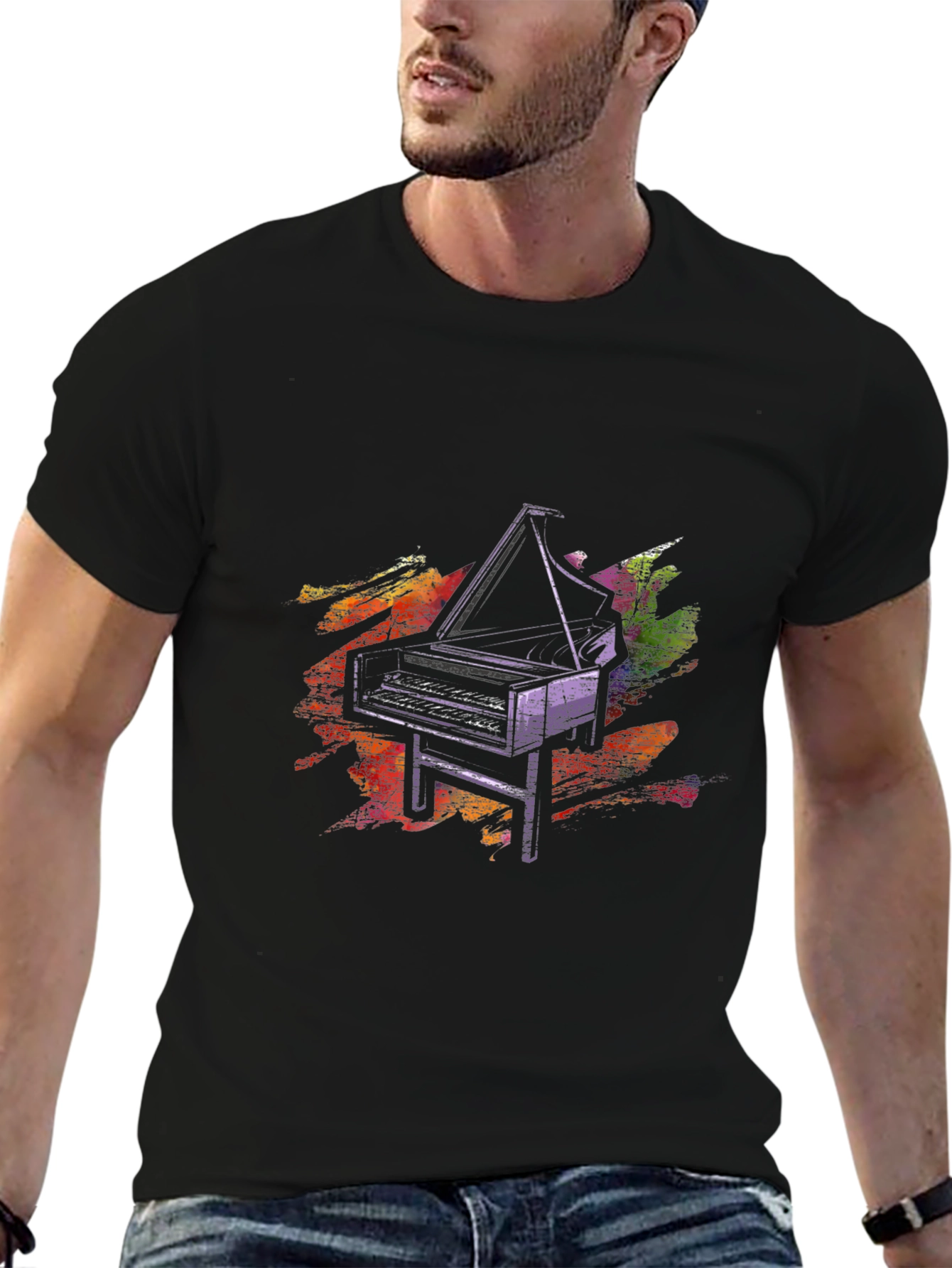 Piano T-Shirt - Musical Graphic Tee