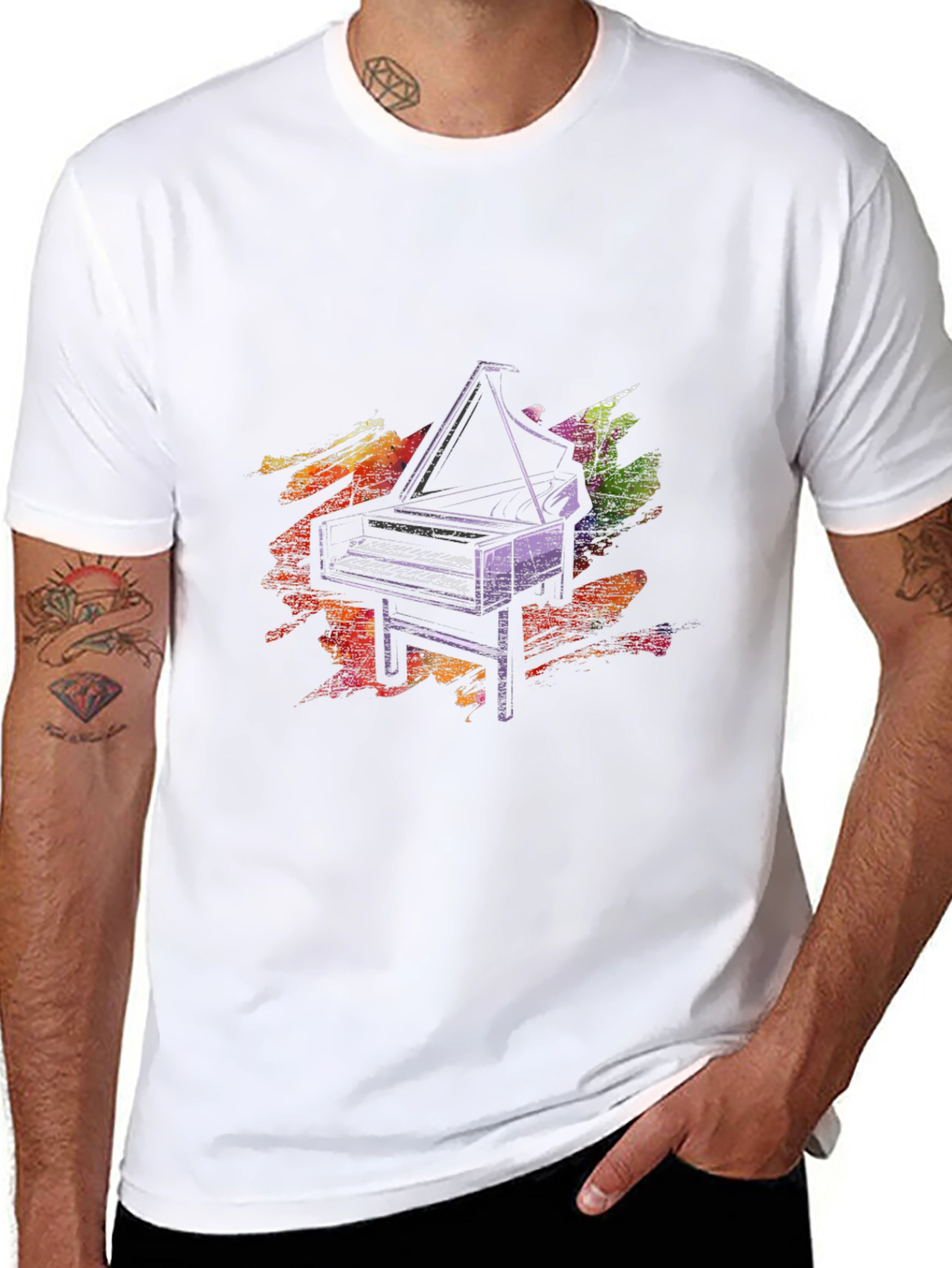 Piano T-Shirt - Musical Graphic Tee