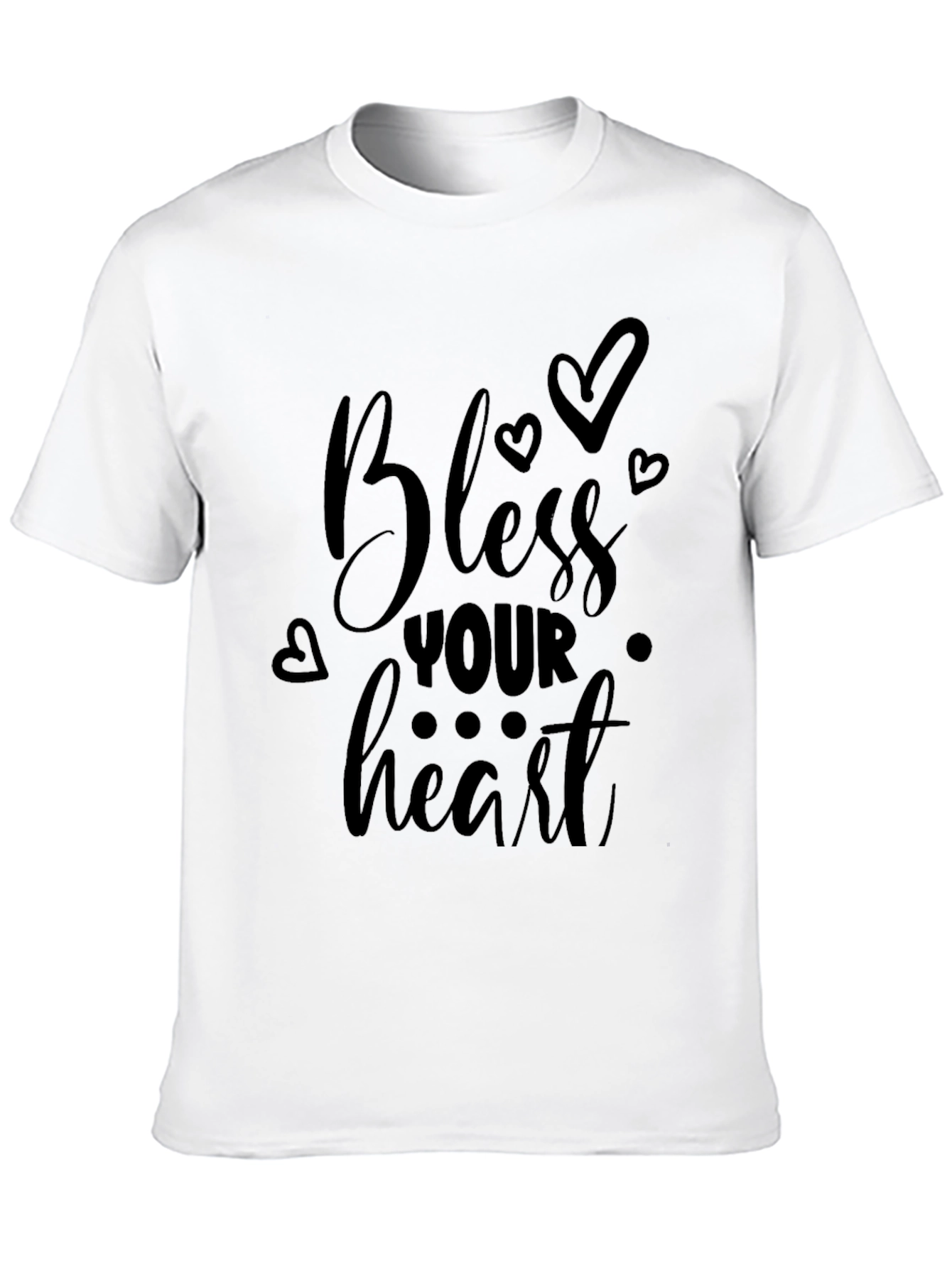 Bless Your Heart Graphic Tee - Black T-Shirt