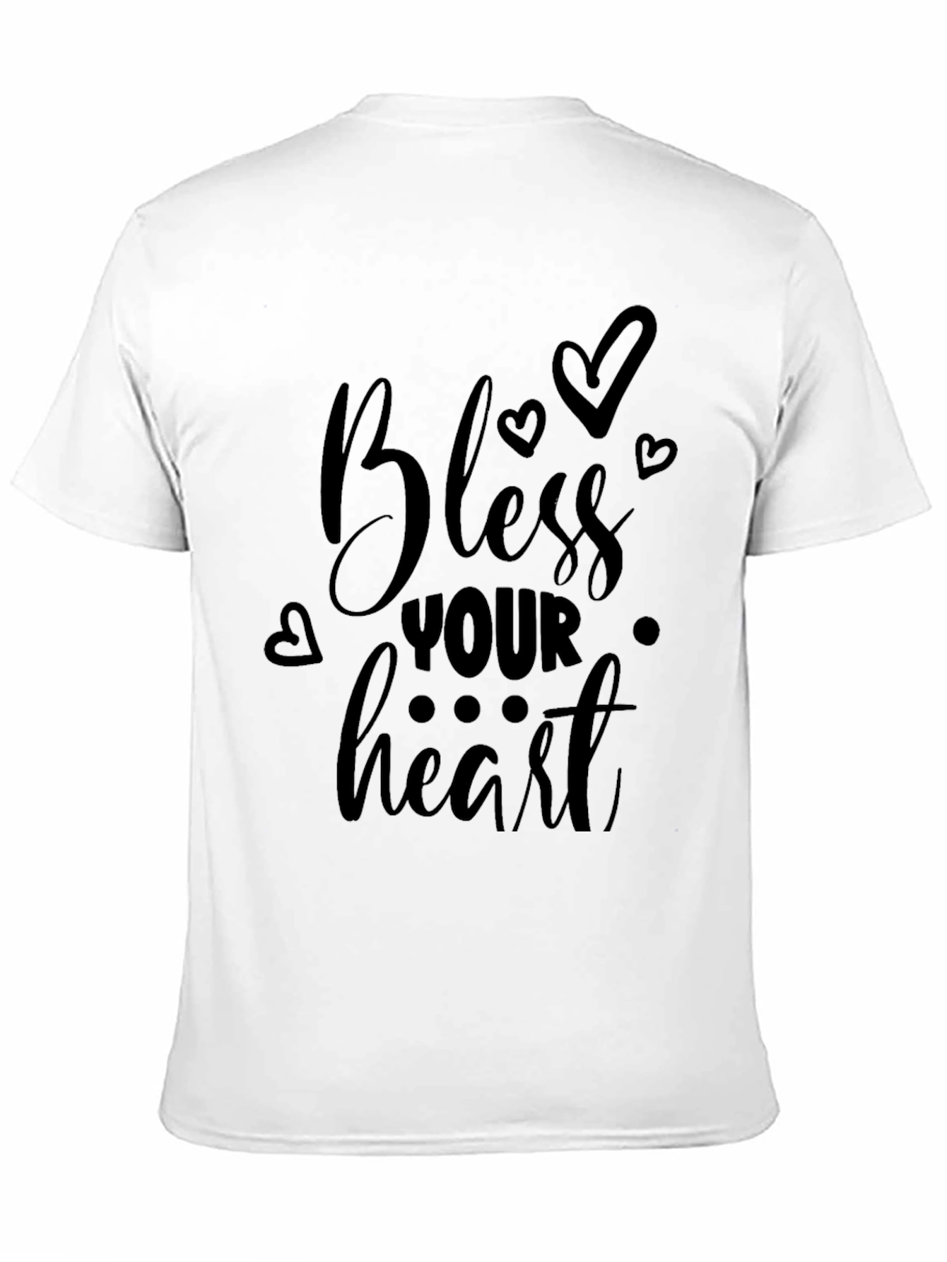 Bless Your Heart Graphic Tee - Black T-Shirt