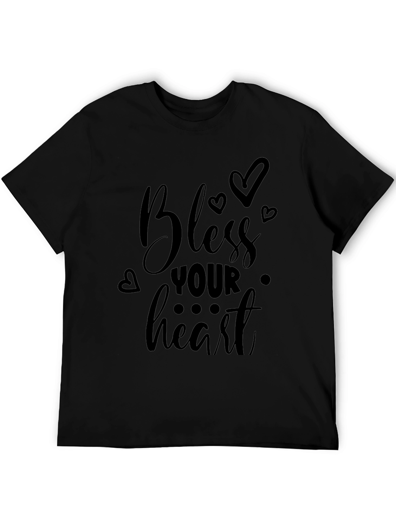 Bless Your Heart Graphic Tee - Black T-Shirt