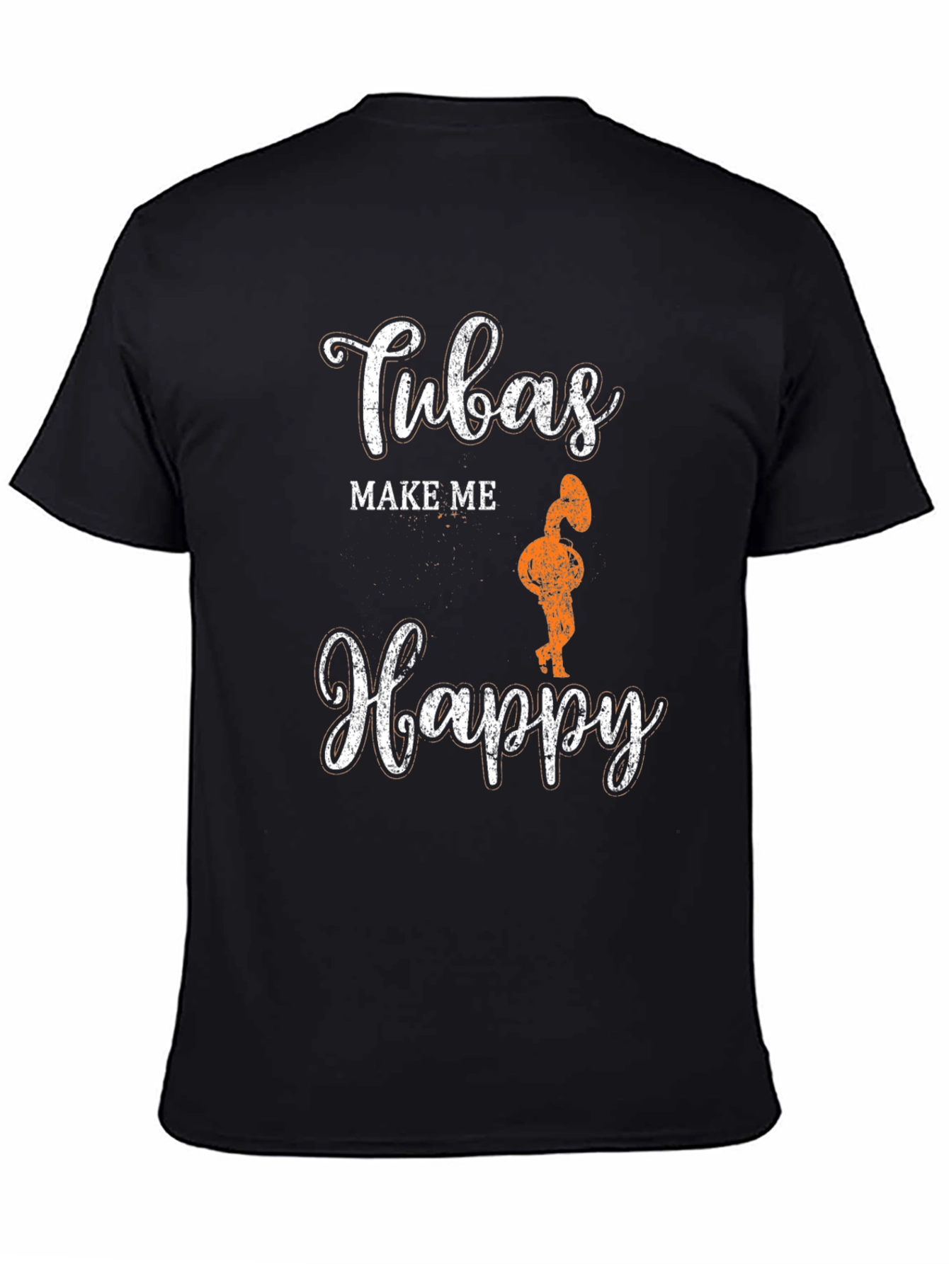 Tubas Make Me Happy Graphic Tee