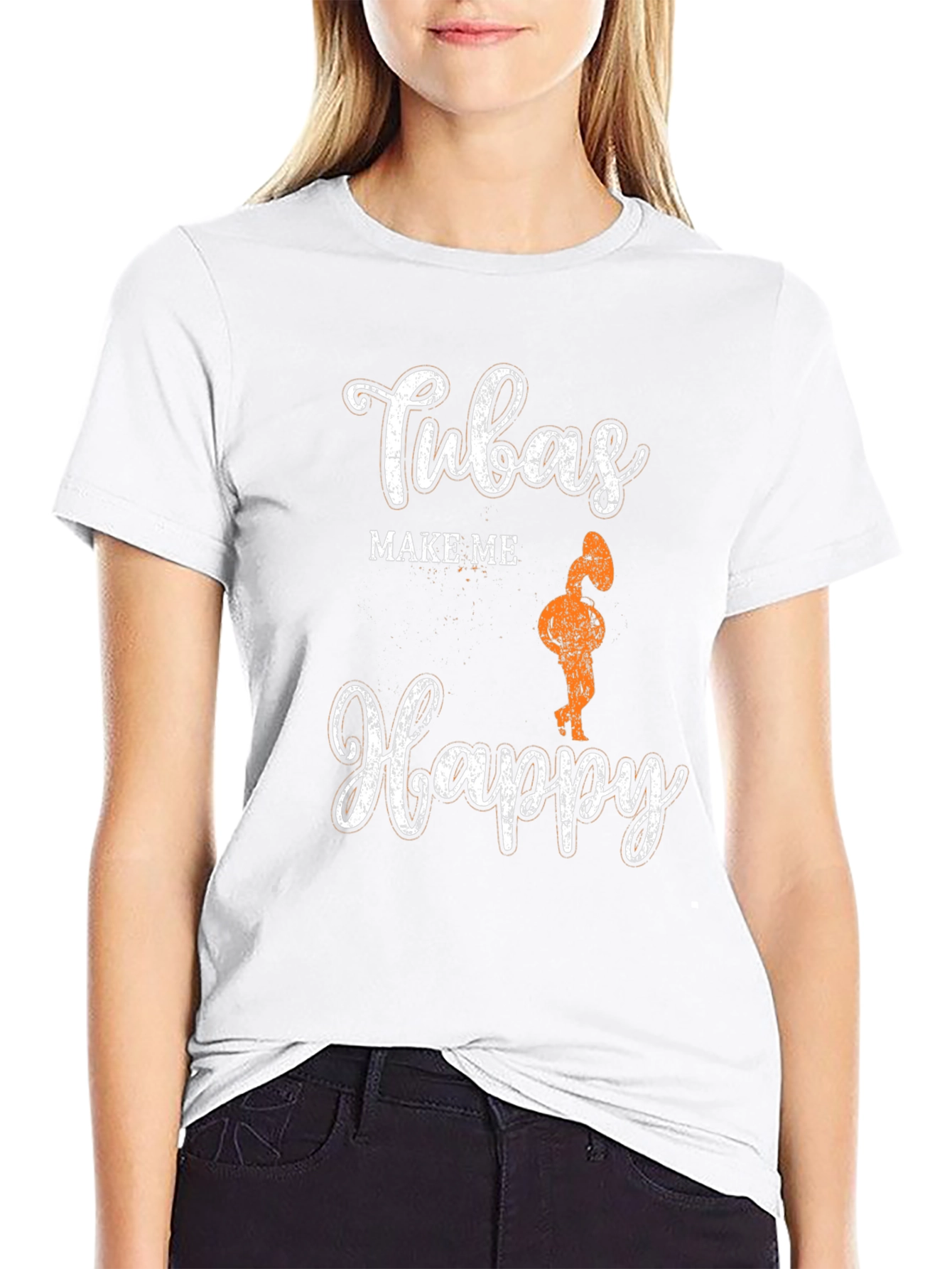 Tubas Make Me Happy Graphic Tee