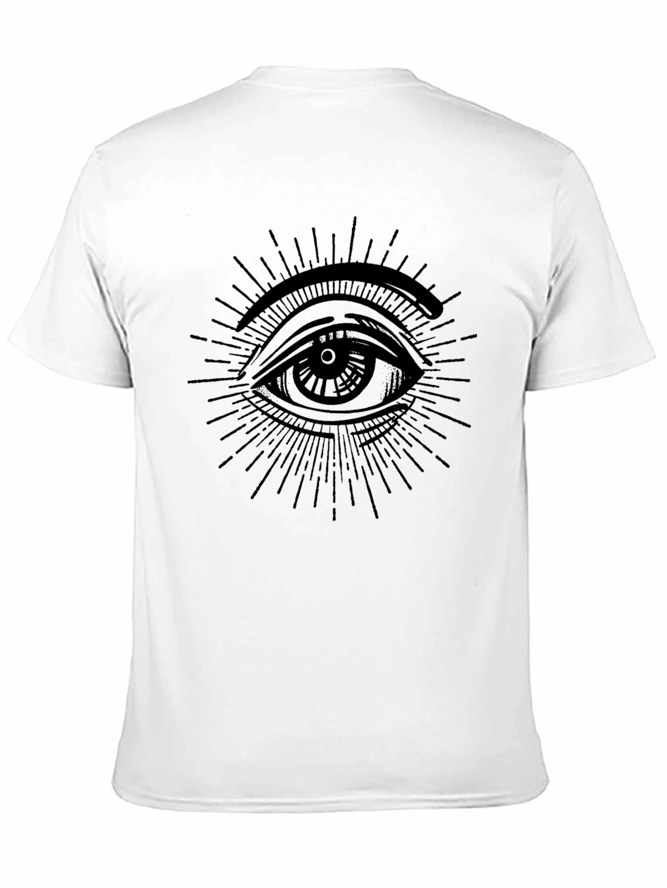 Mens Black Eye Graphic T-Shirt