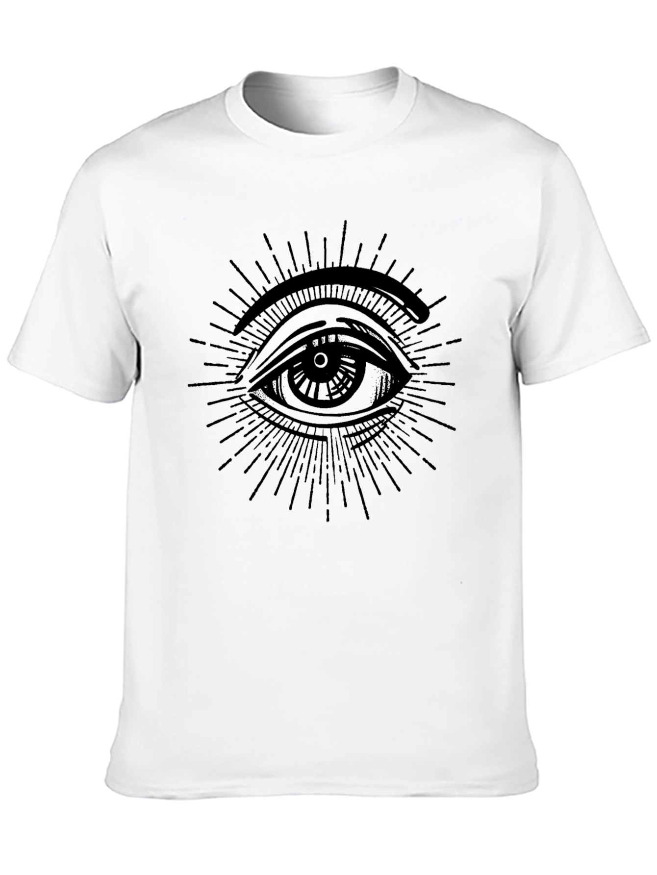 Mens Black Eye Graphic T-Shirt