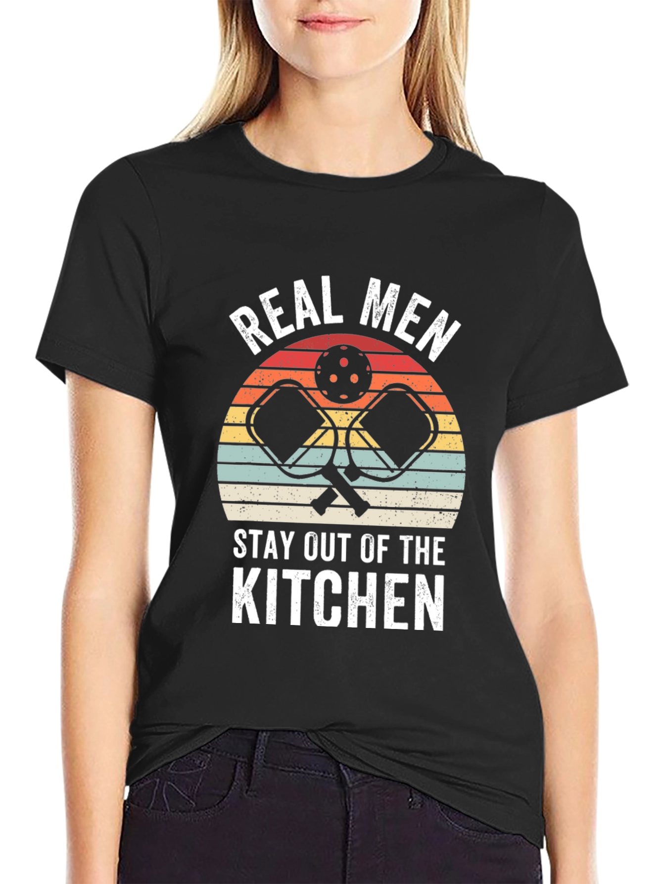 Real Men Stay Out of the Kitchen T-Shirt