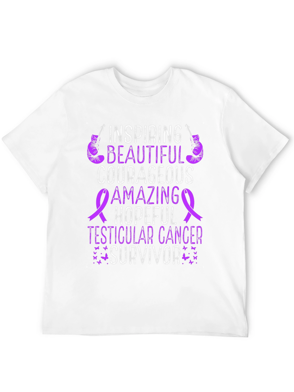 Inspirational Testicular Cancer Survivor T-Shirt
