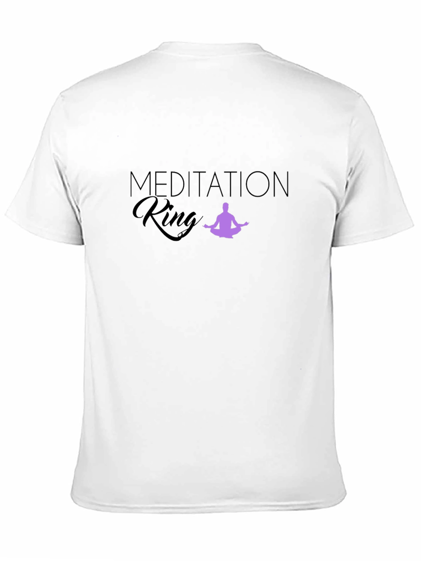 Meditation King Black T-Shirt