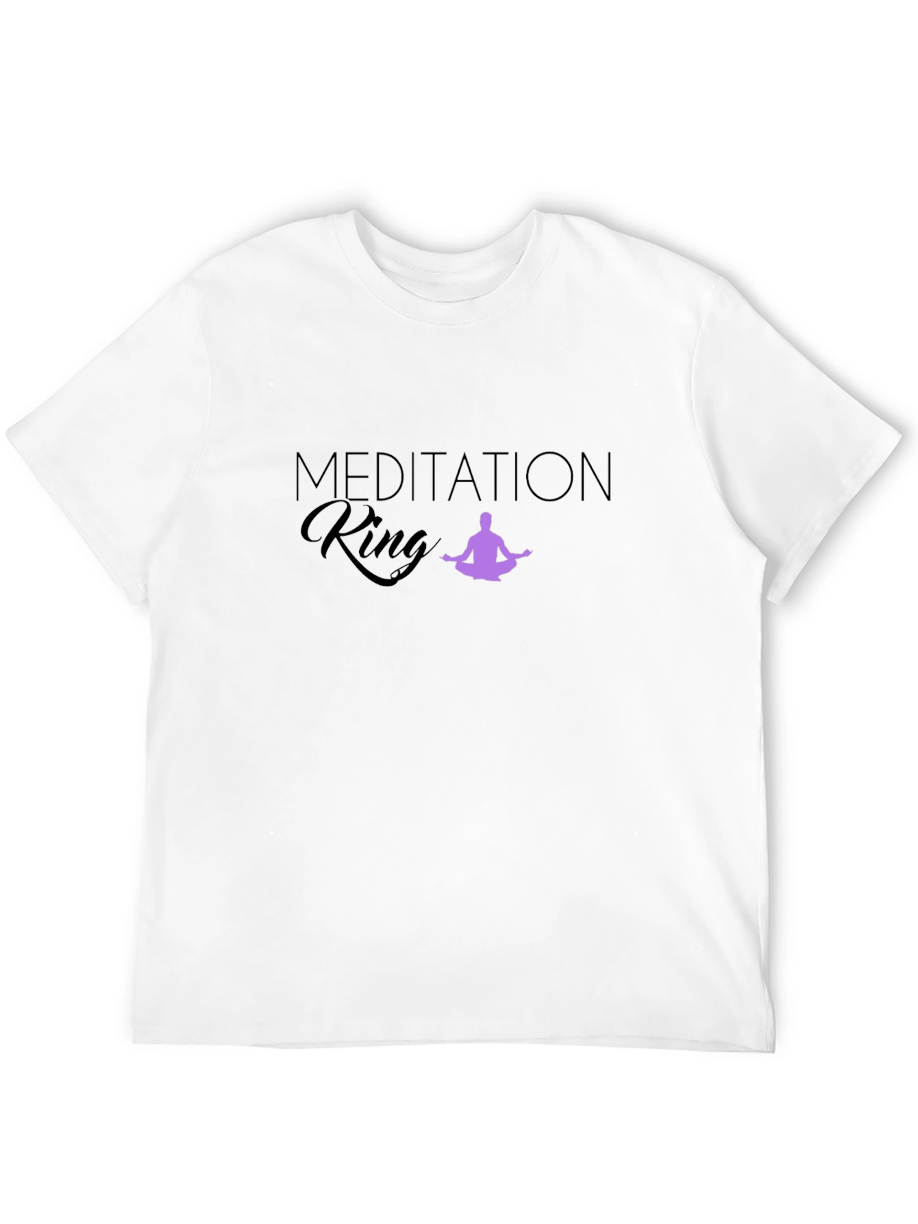 Meditation King Black T-Shirt
