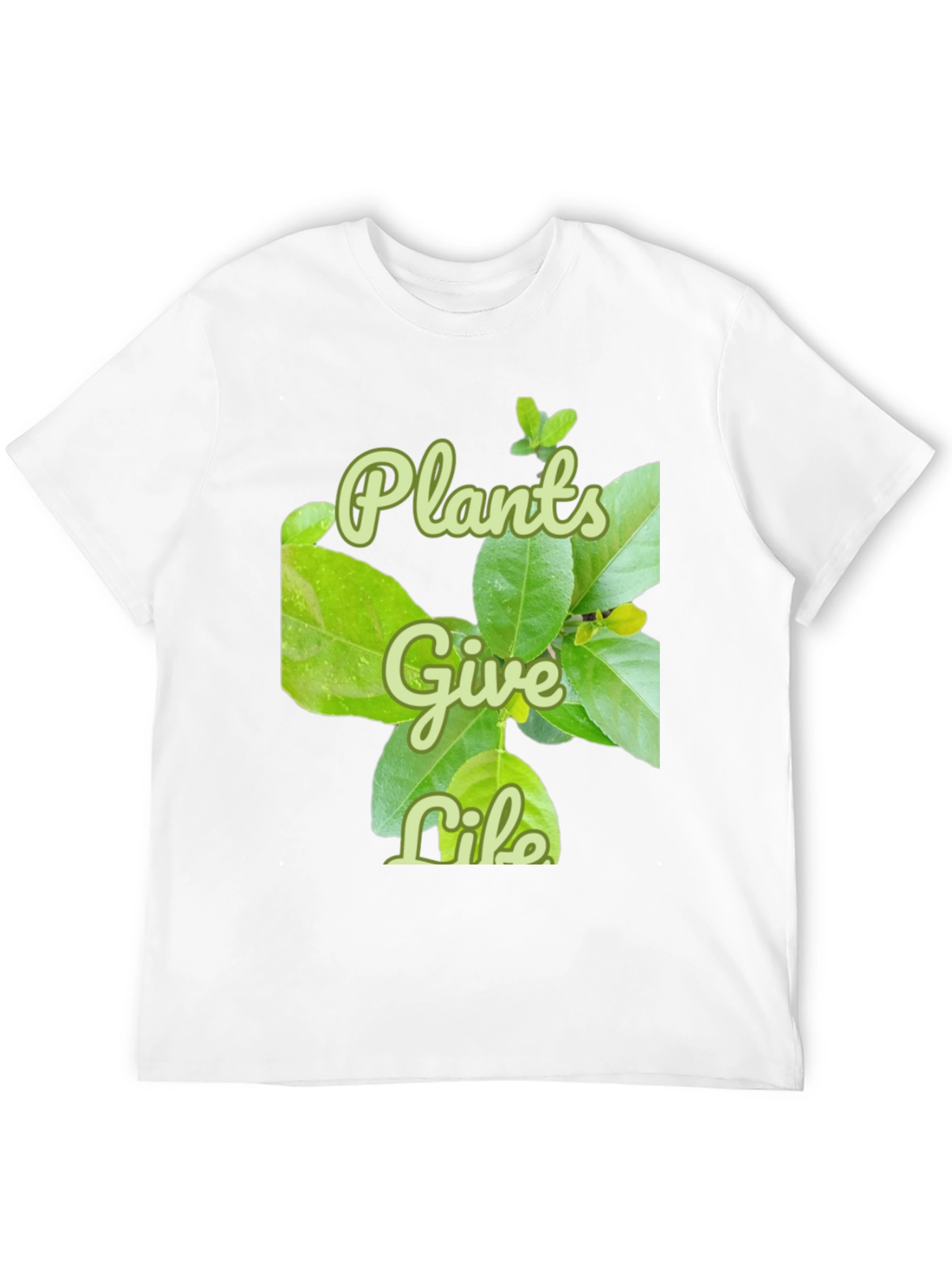 Plants Give Life Graphic T-Shirt