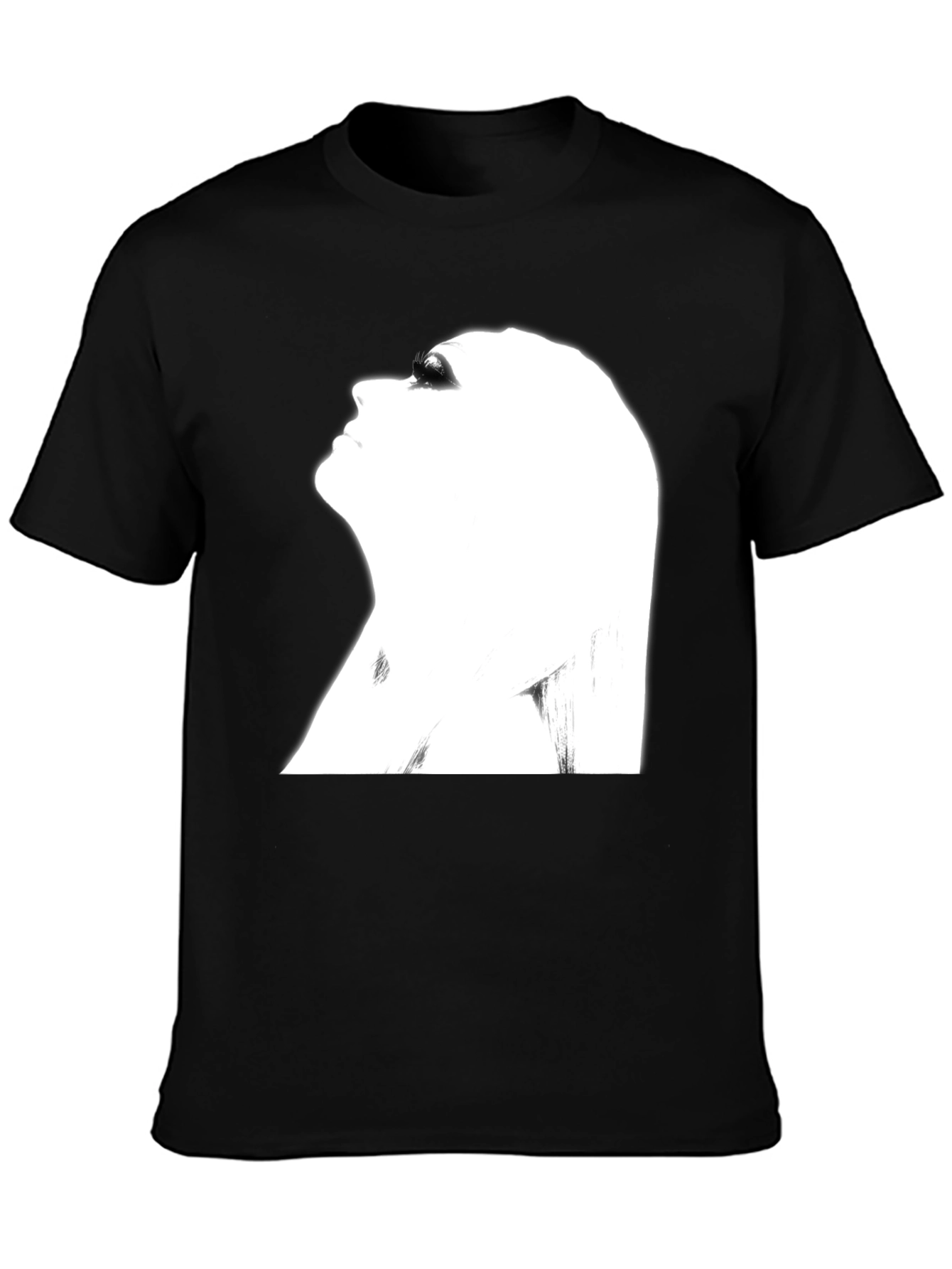 Silhouette Graphic Tee - Modern Black T-Shirt