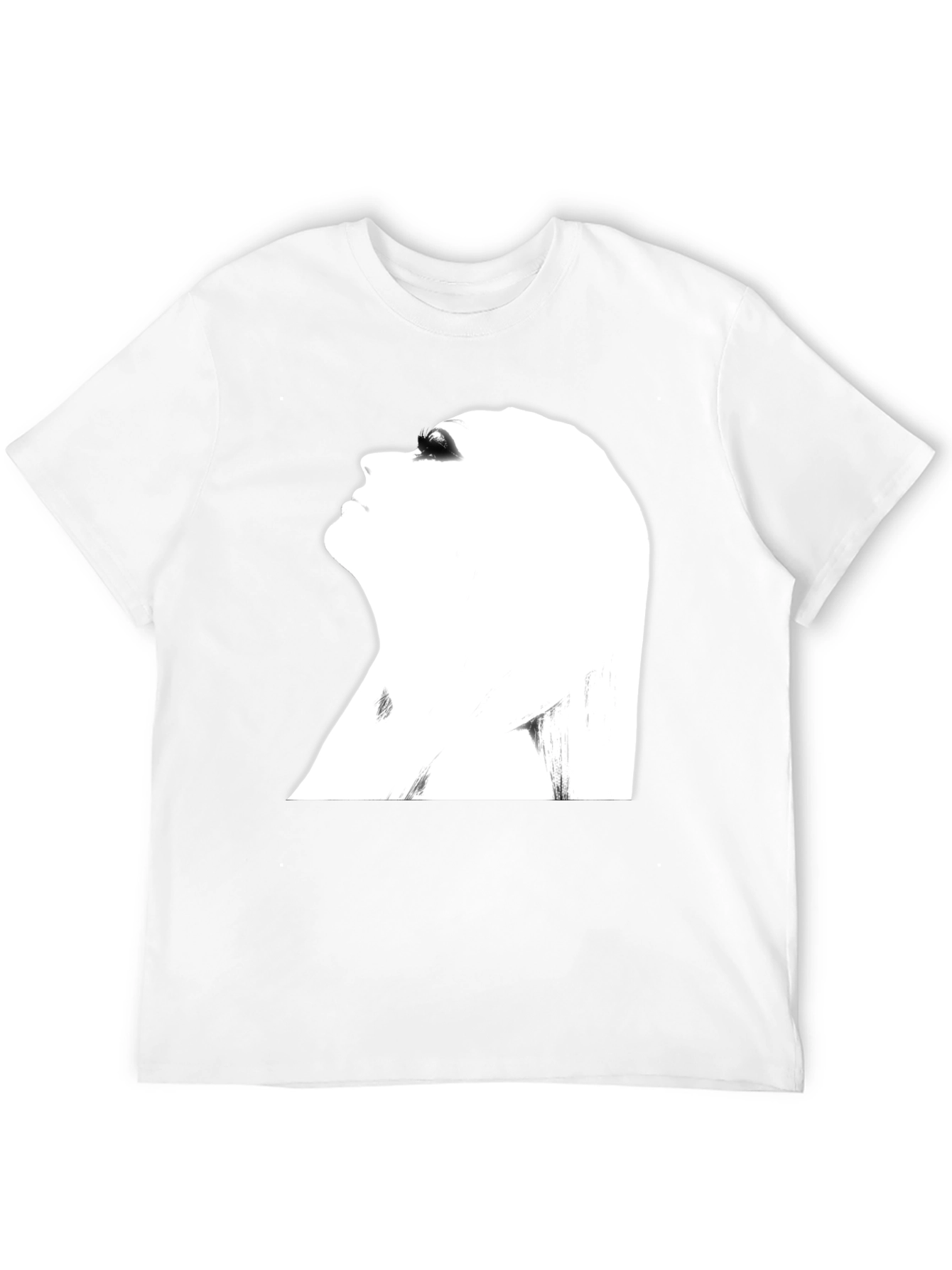 Silhouette Graphic Tee - Modern Black T-Shirt
