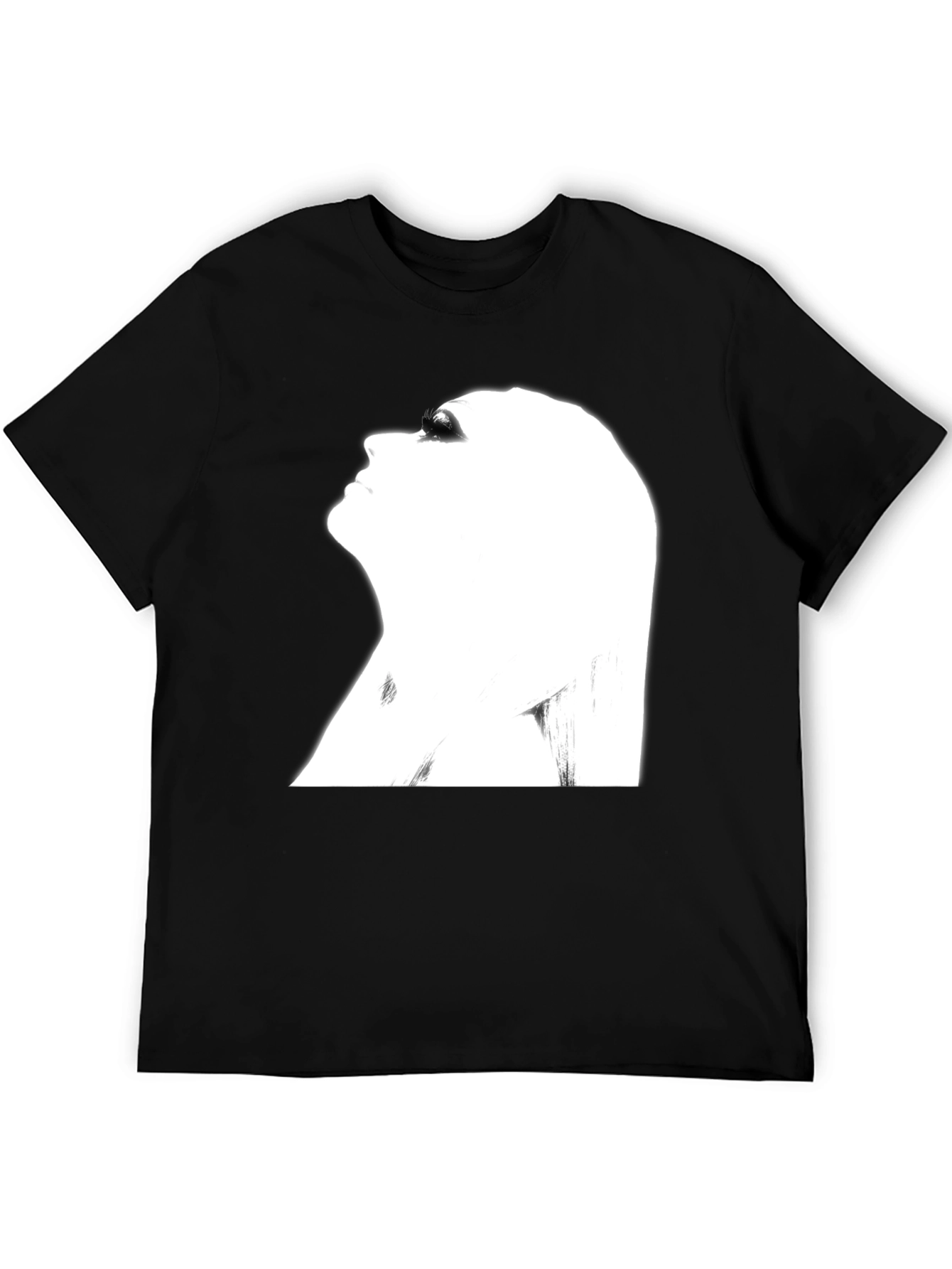 Silhouette Graphic Tee - Modern Black T-Shirt