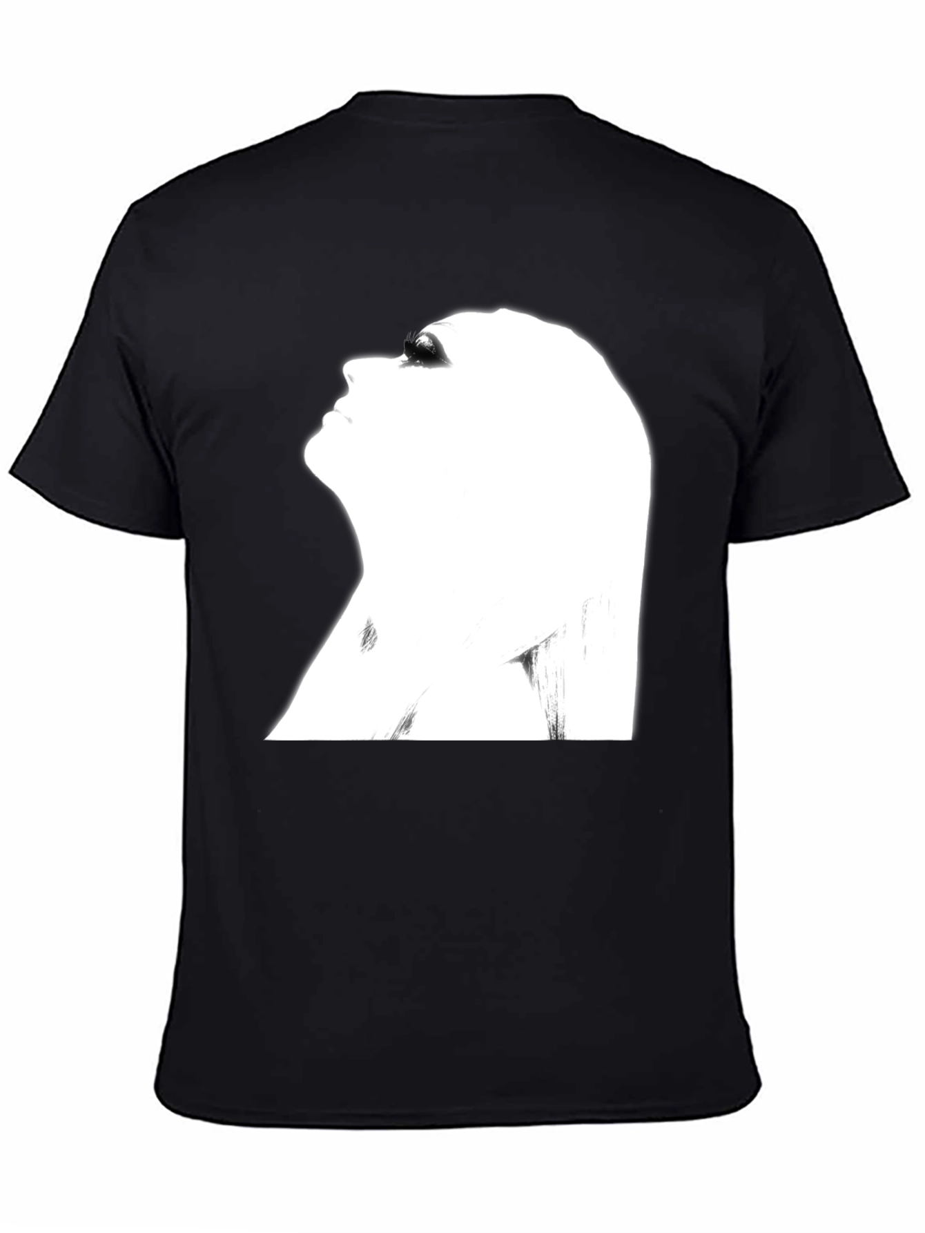 Silhouette Graphic Tee - Modern Black T-Shirt
