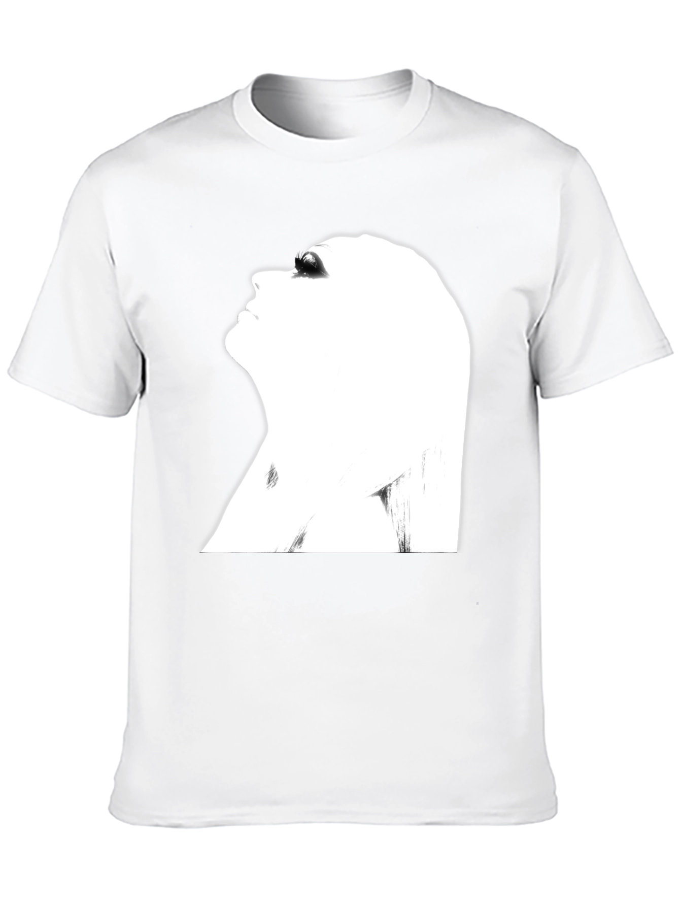 Silhouette Graphic Tee - Modern Black T-Shirt