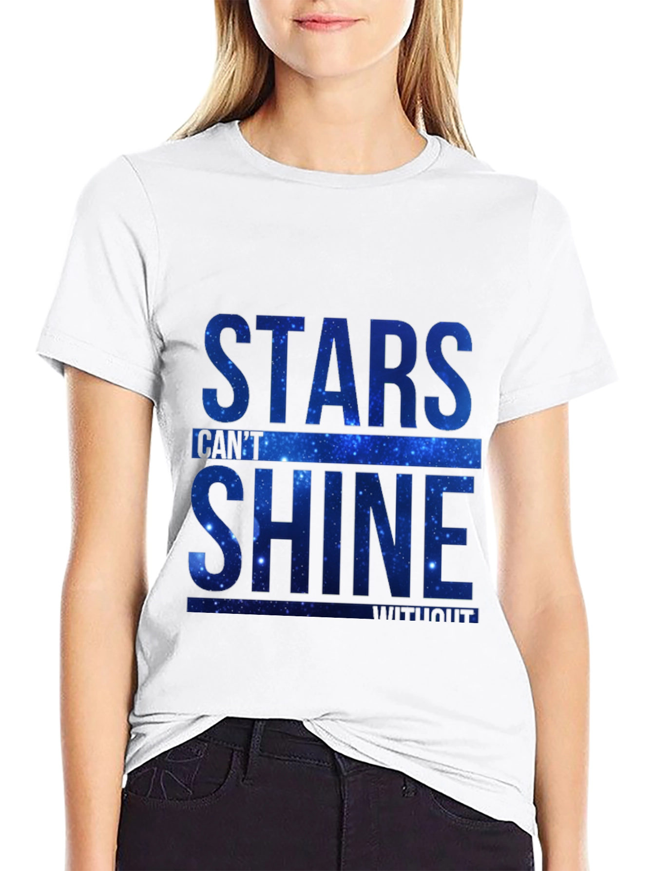 Stars Cant Shine Graphic T-Shirt