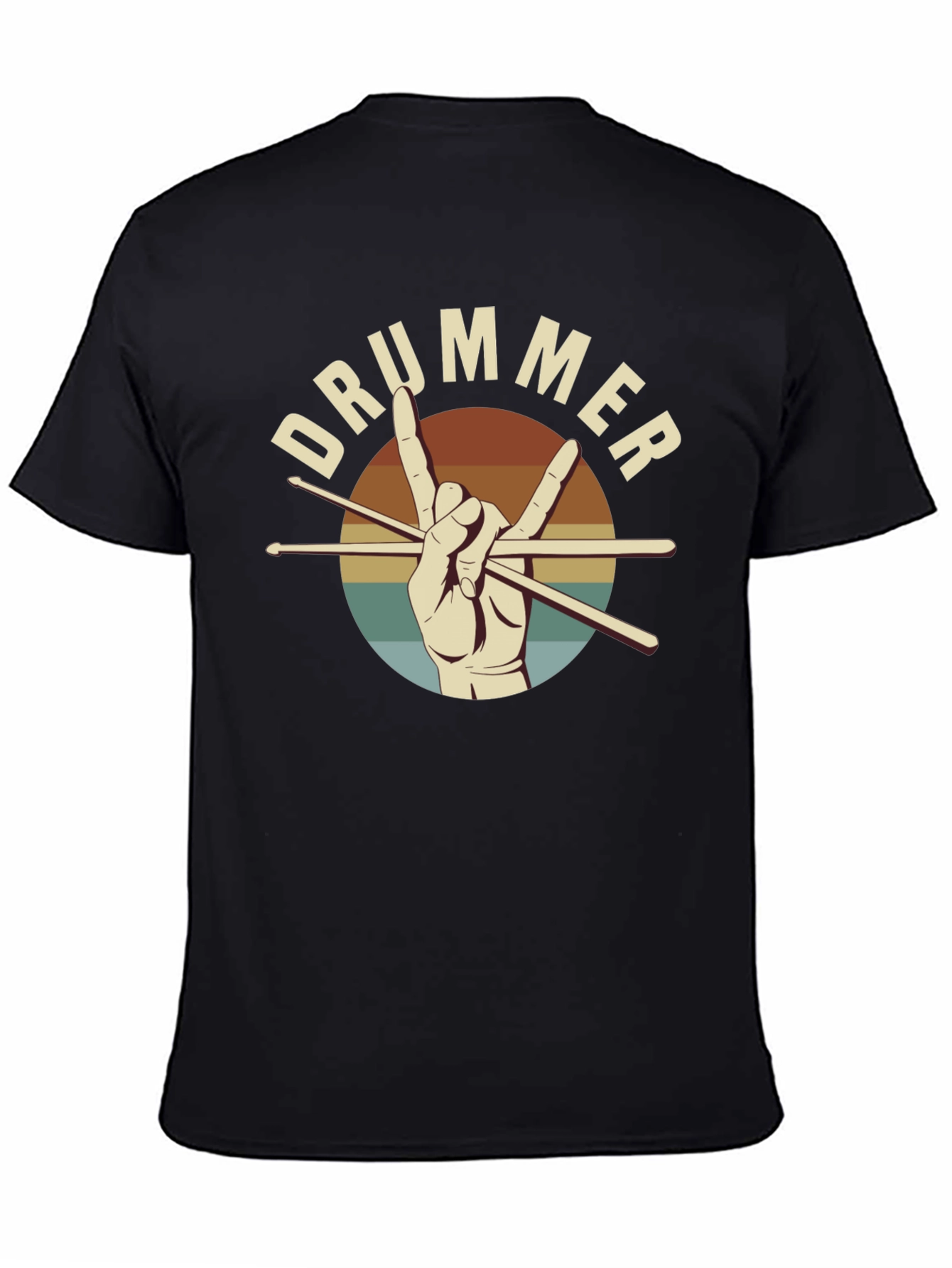Drummer Hand Graphic Tee - Rock On!