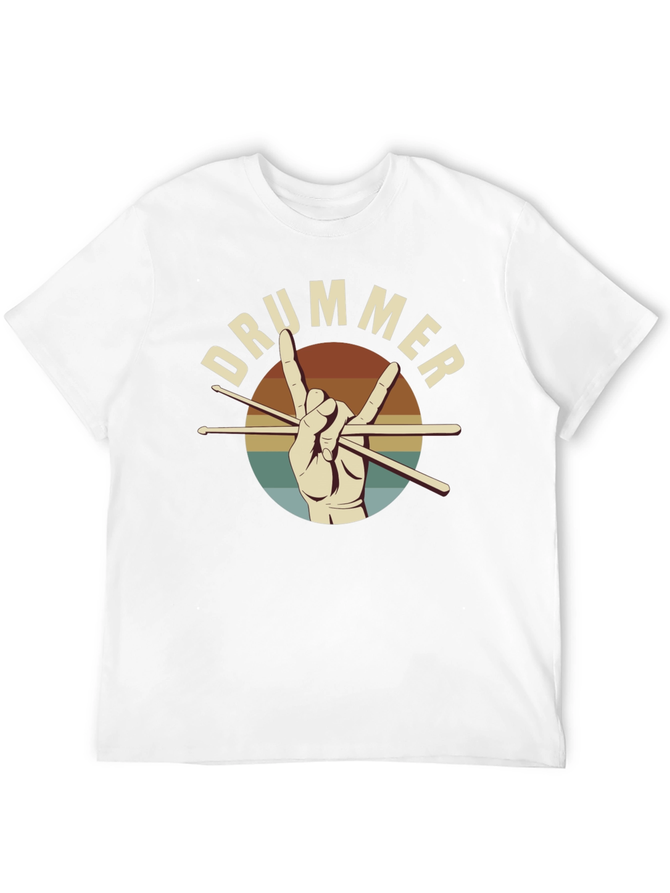 Drummer Hand Graphic Tee - Rock On!