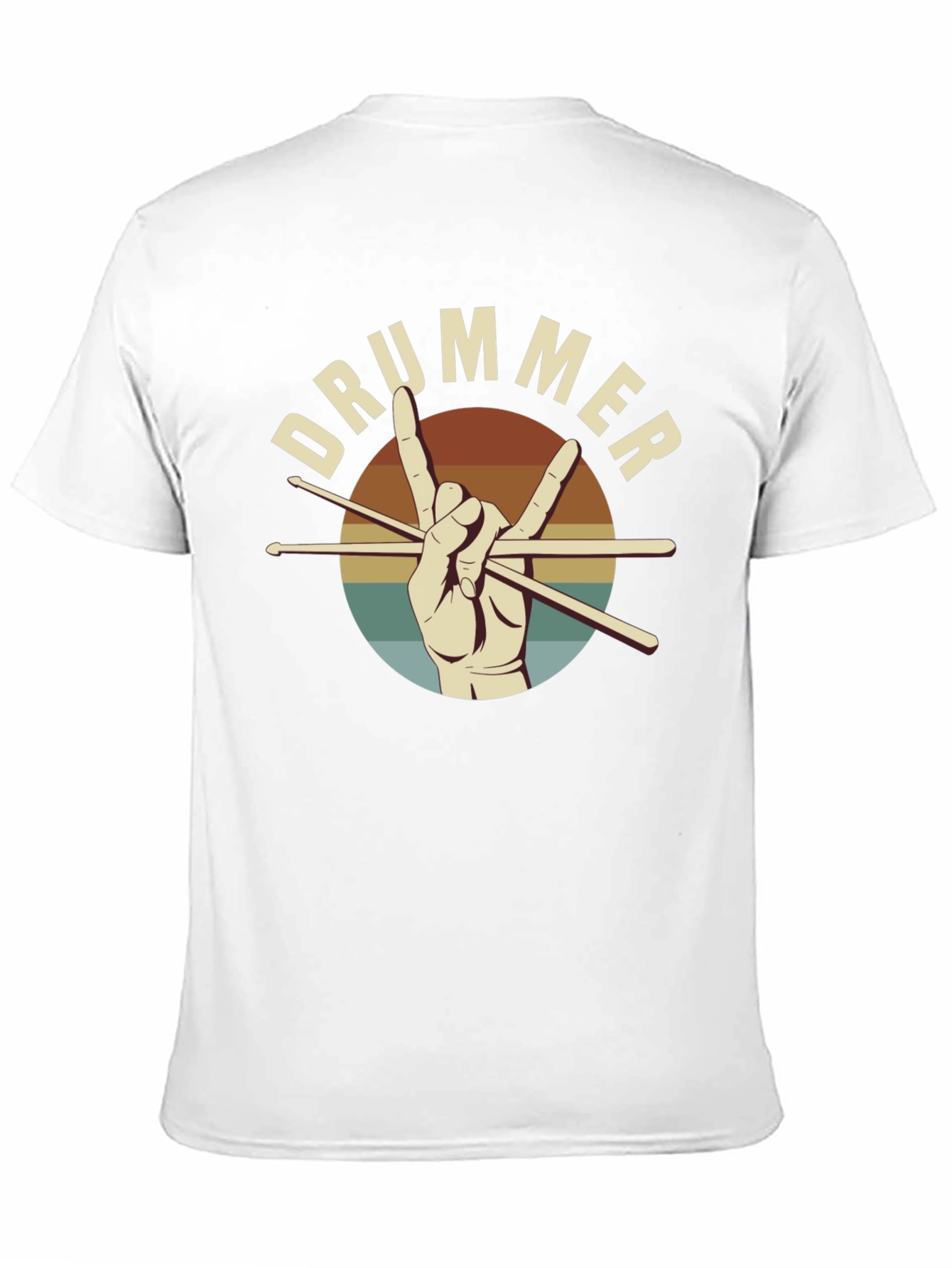 Drummer Hand Graphic Tee - Rock On!