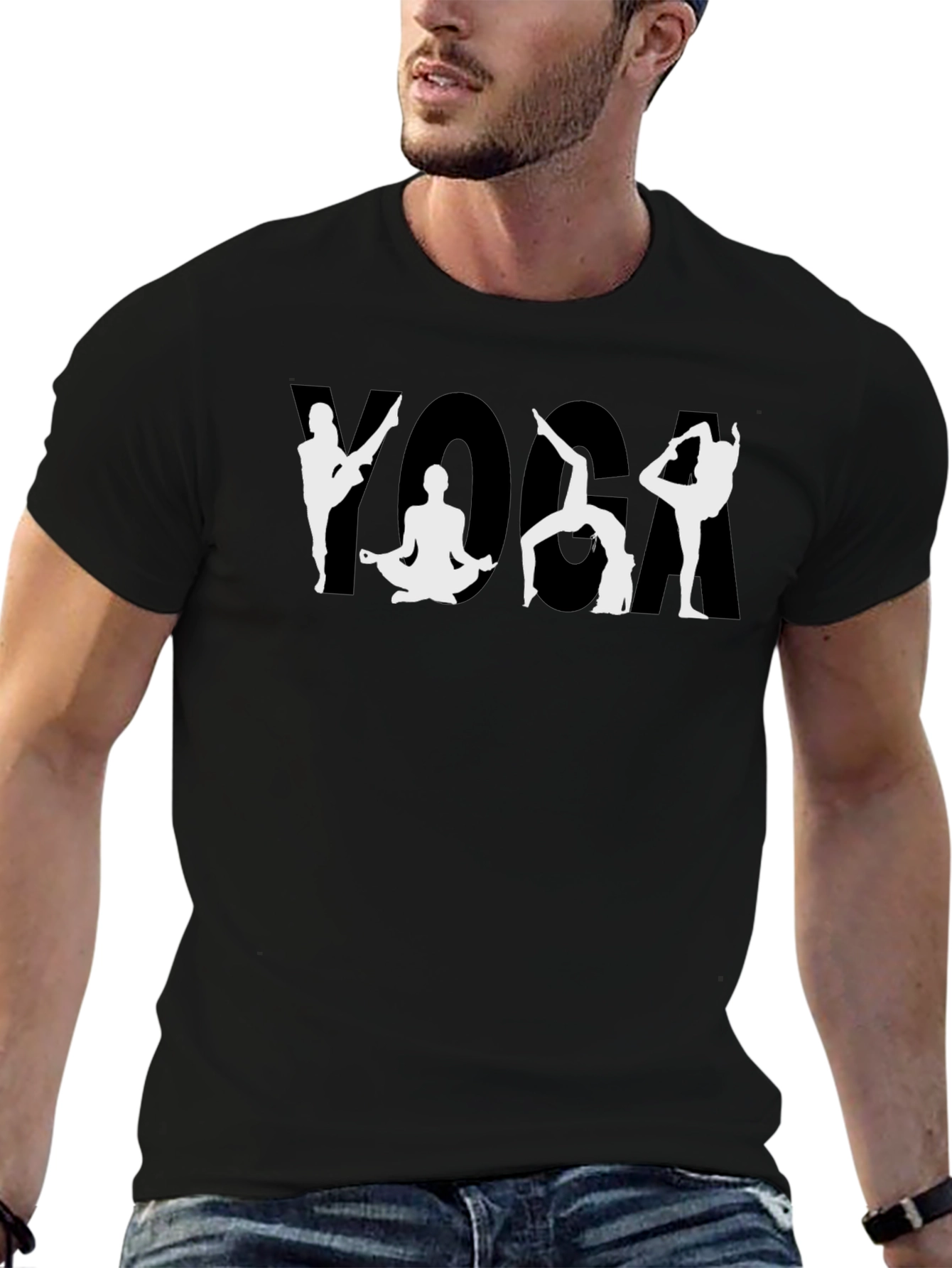 Yoga Pose Graphic T-Shirt