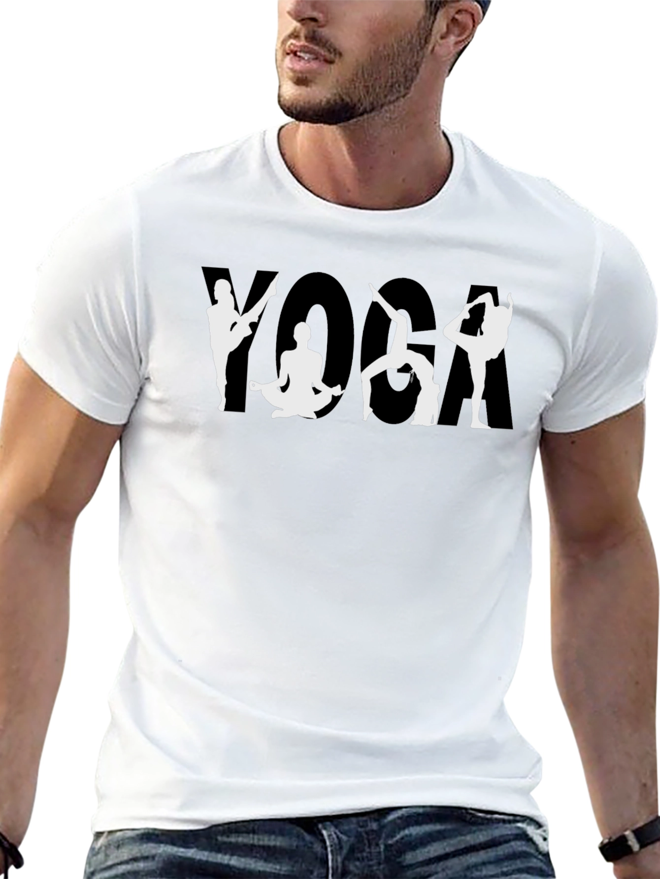 Yoga Pose Graphic T-Shirt