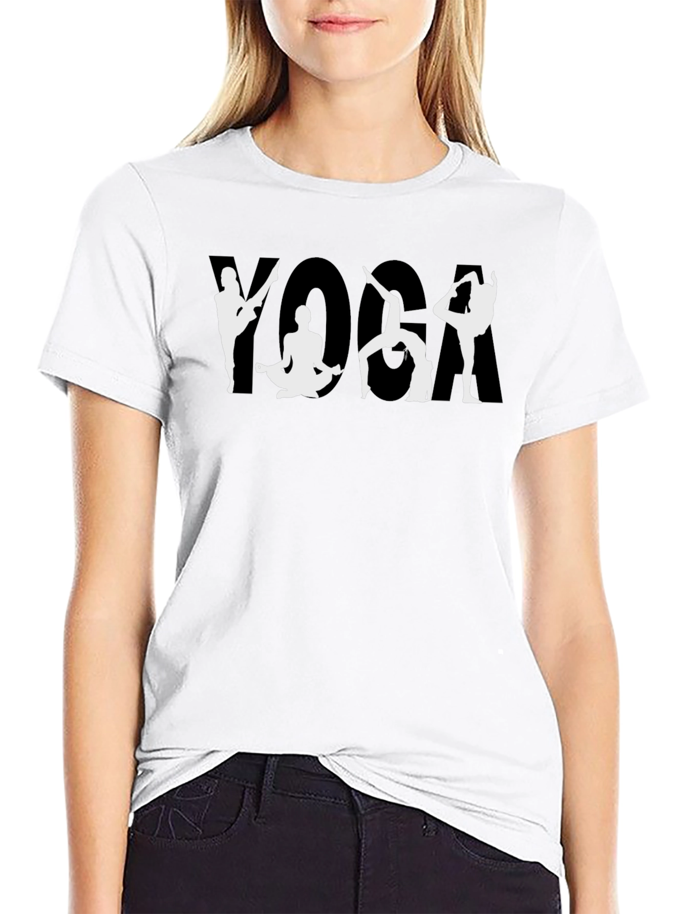Yoga Pose Graphic T-Shirt