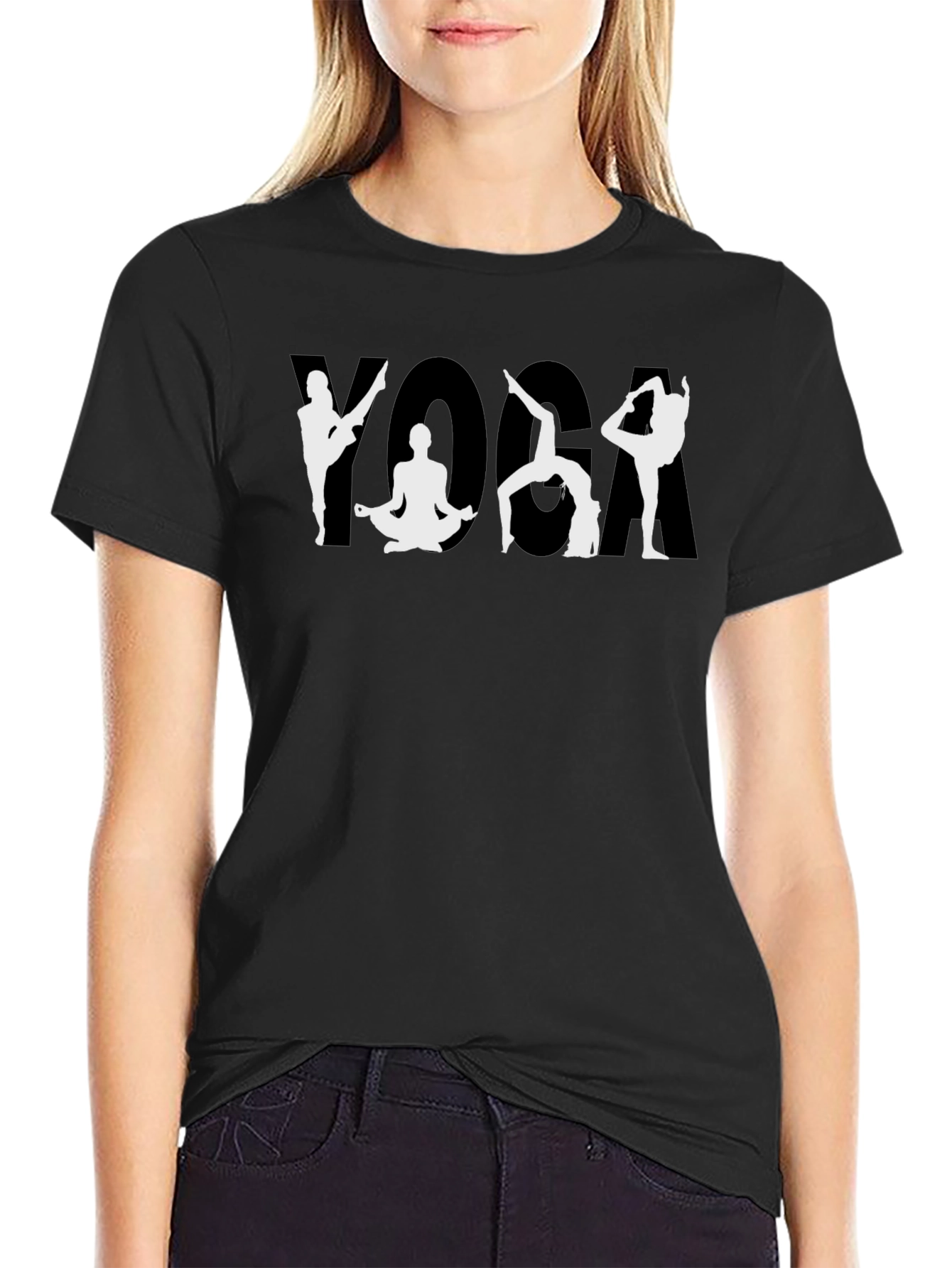 Yoga Pose Graphic T-Shirt