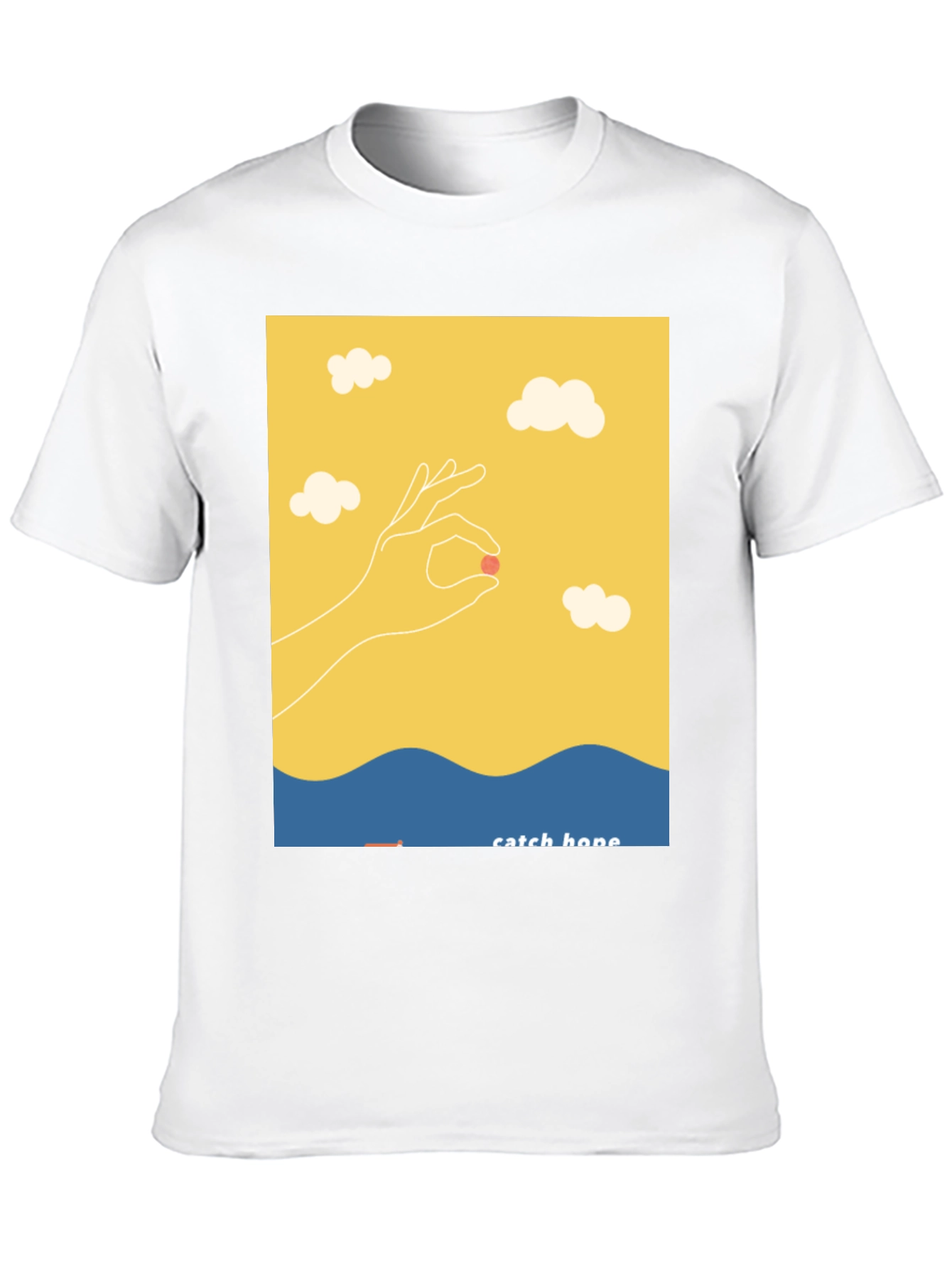 Catch Hope Graphic T-Shirt - Relaxed Fit Black