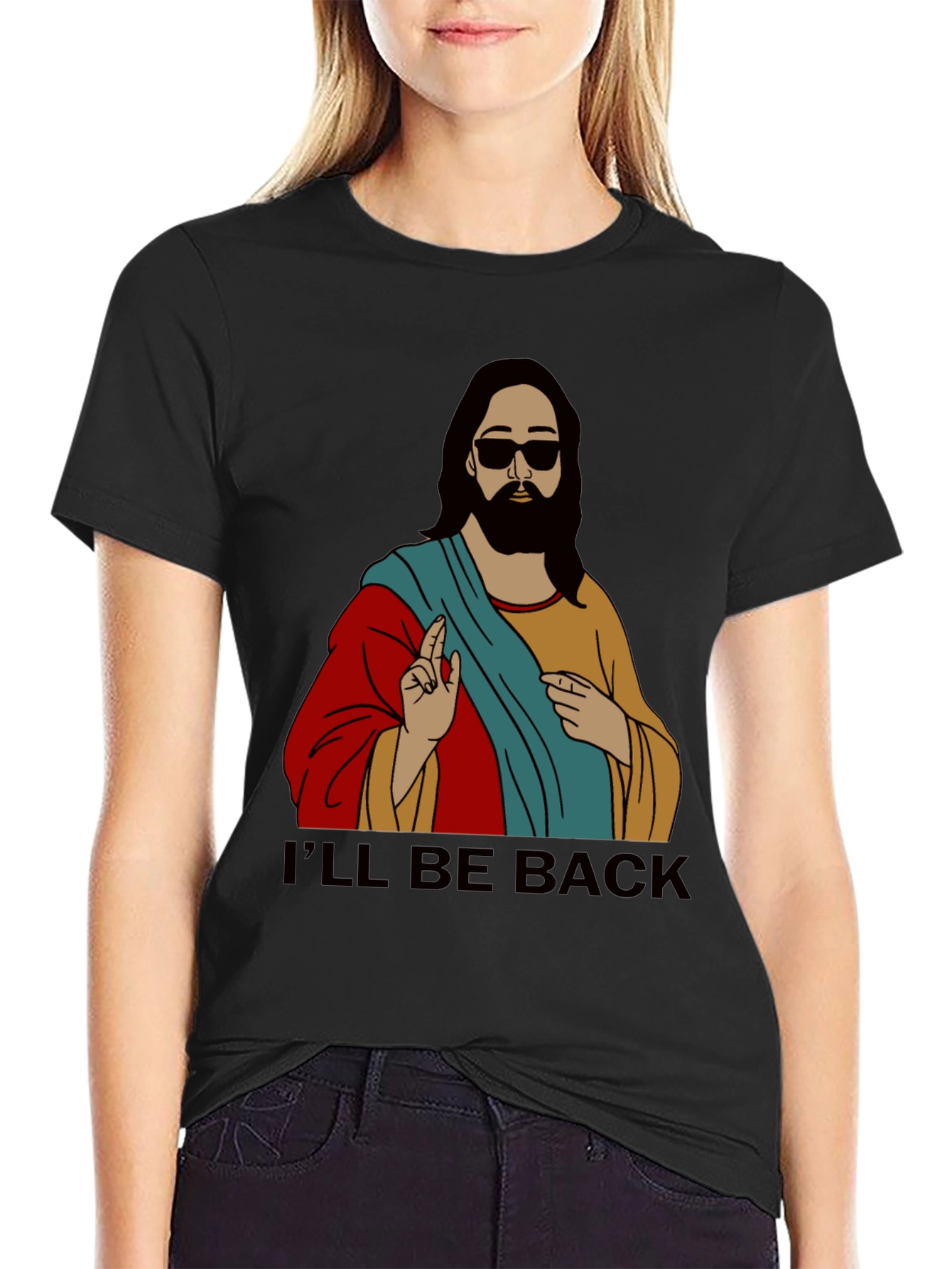 Ill Be Back Jesus Graphic Tee