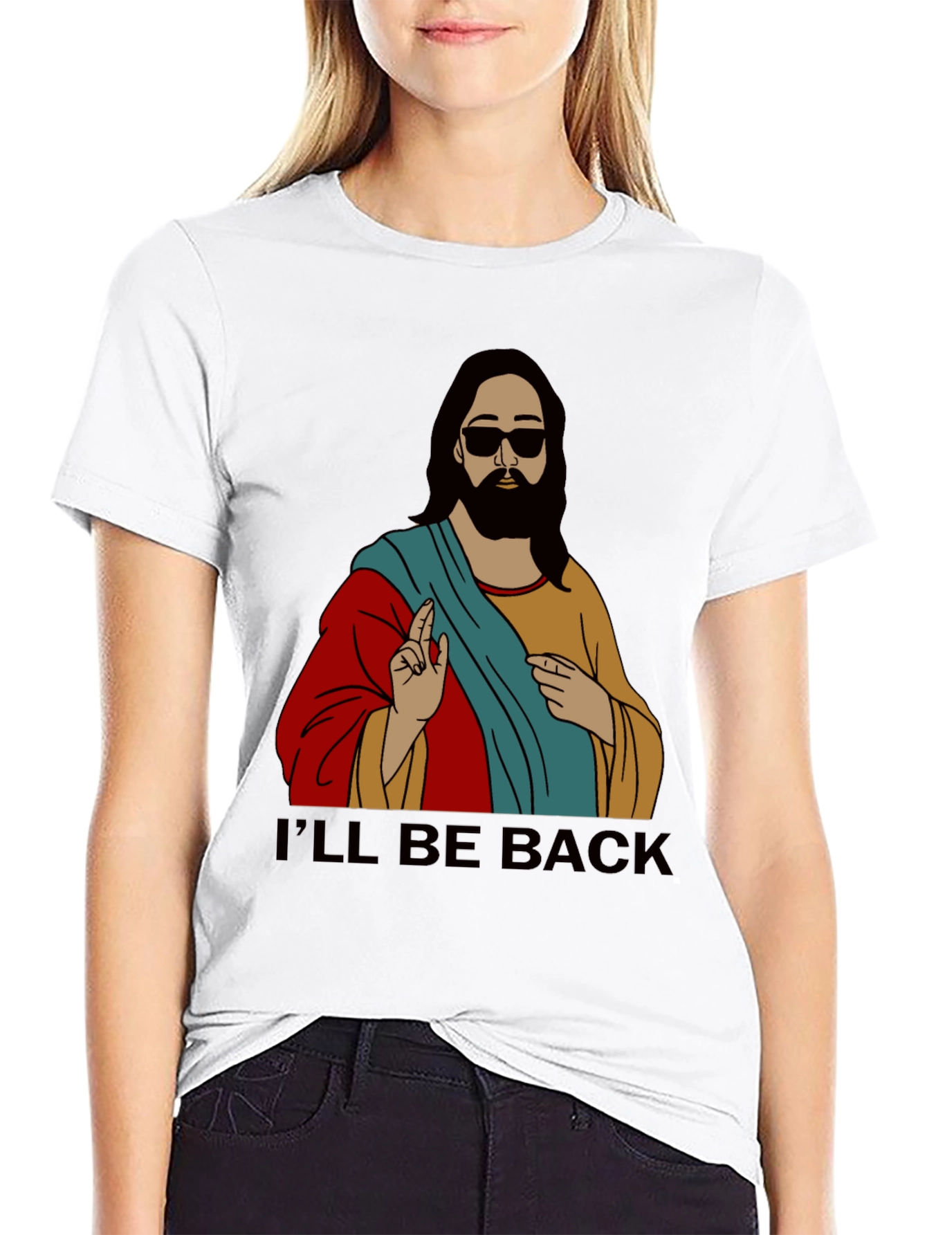 Ill Be Back Jesus Graphic Tee