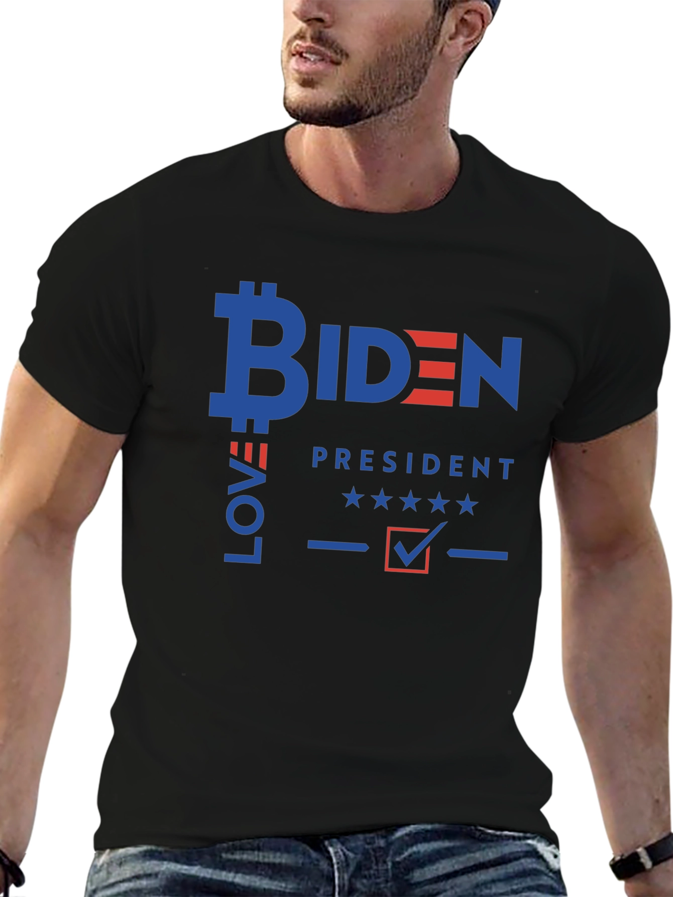 Biden Bitcoin Love President T-Shirt