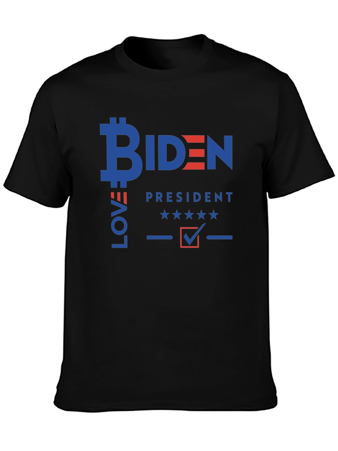 Biden Bitcoin Love President T-Shirt