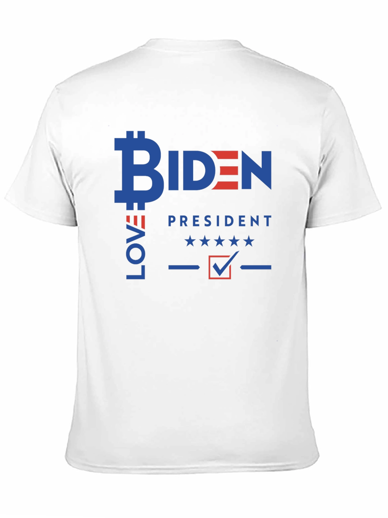 Biden Bitcoin Love President T-Shirt